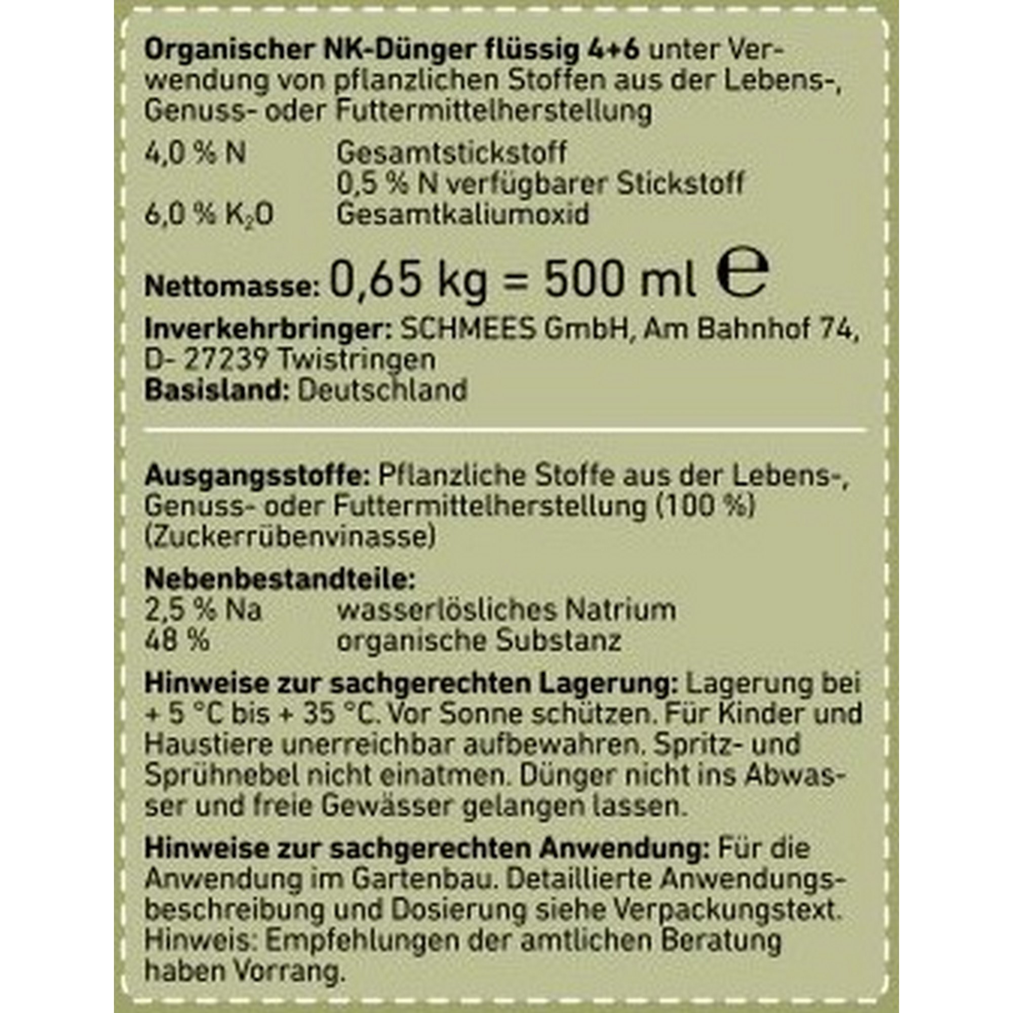Naturtalent by toom® Bio-Obst- und Gemüsedünger 500 ml + product picture