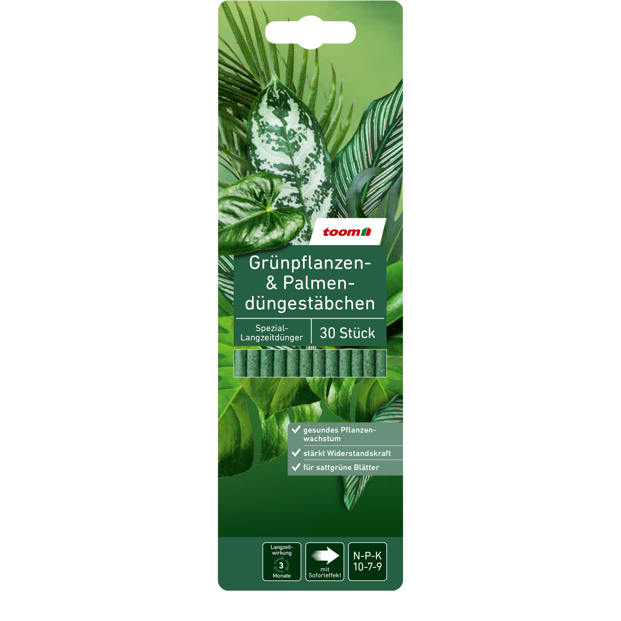 Grünpflanzen- und Palmendüngestäbchen 30 Stück + product picture