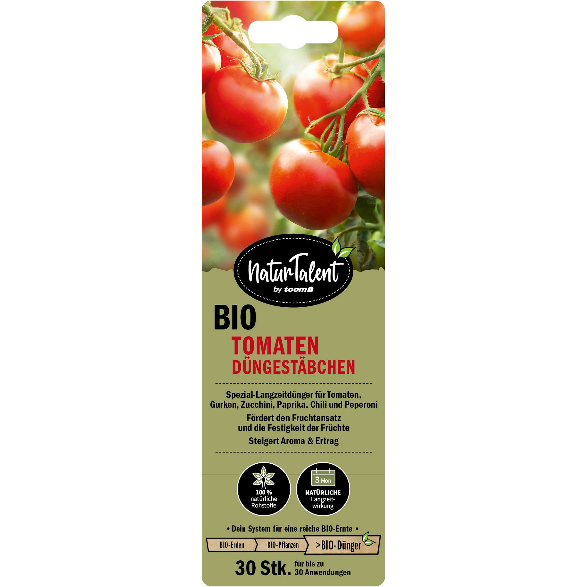 Naturtalent Bio Tomaten-Düngestäbchen