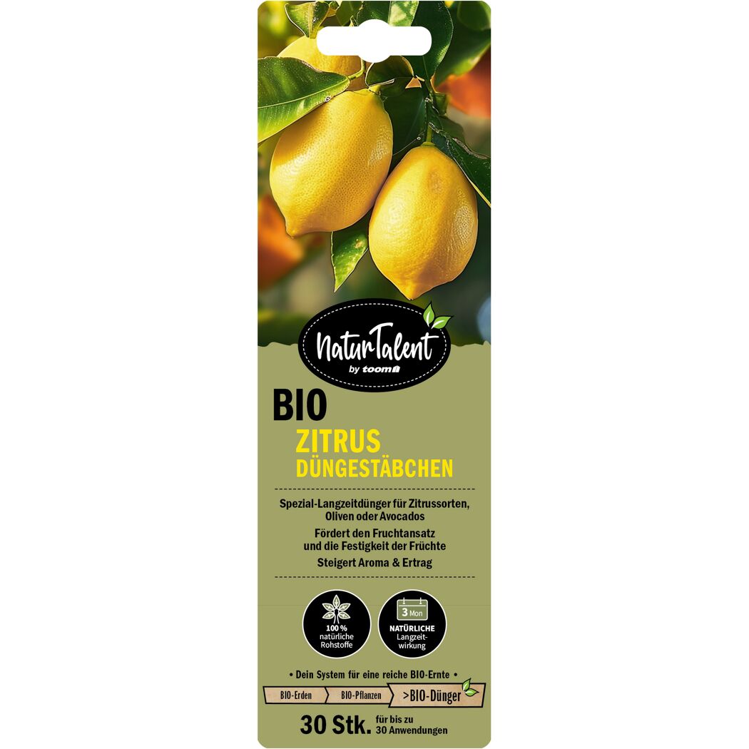 NaturTalent Bio Zitrus-Düngestäbchen
