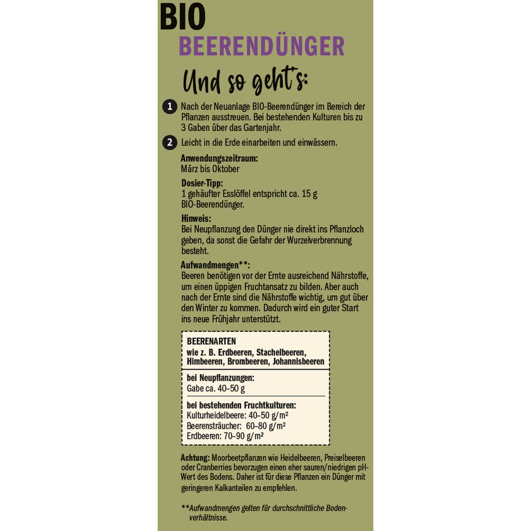 Naturtalent by toom® Bio-Beerendünger 1 kg