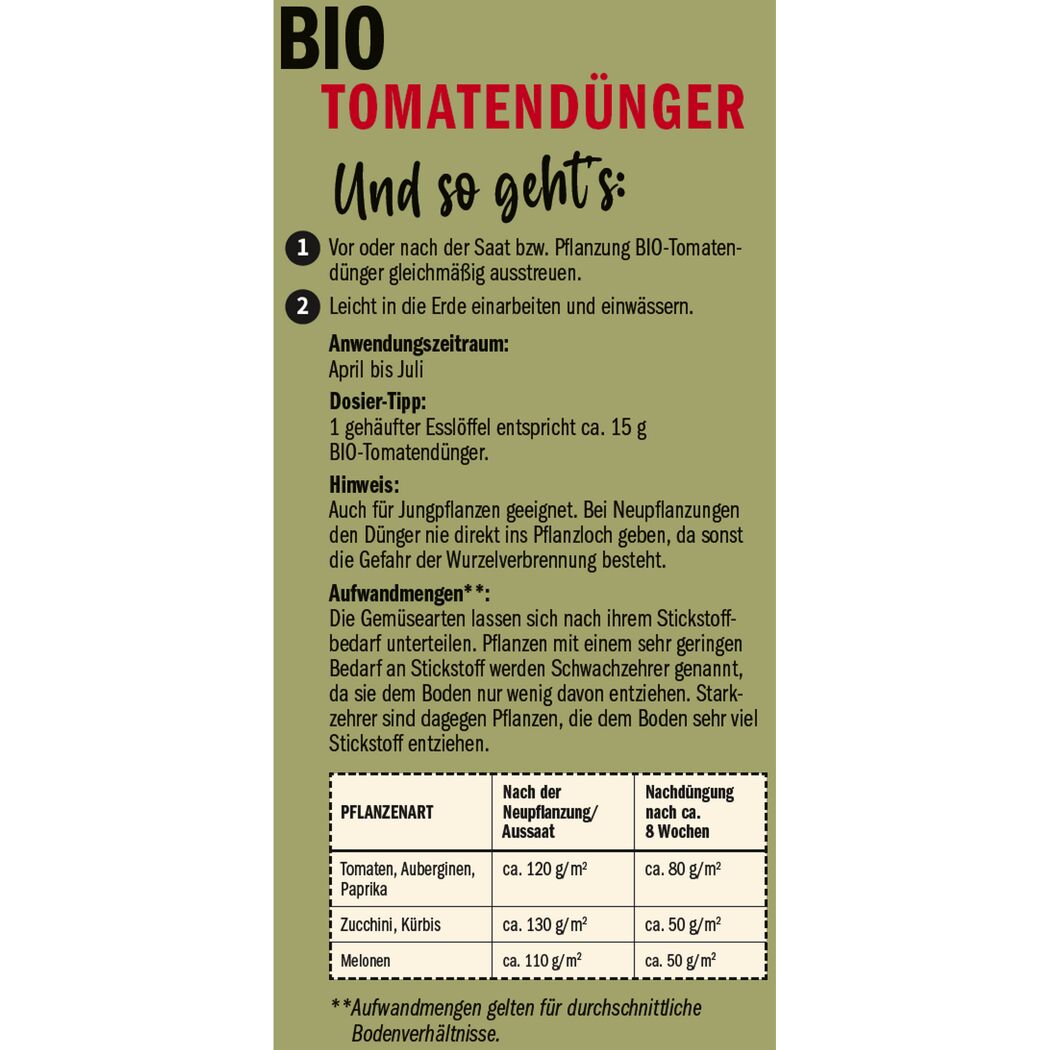 Naturtalent by toom® Bio-Tomatendünger 1 kg