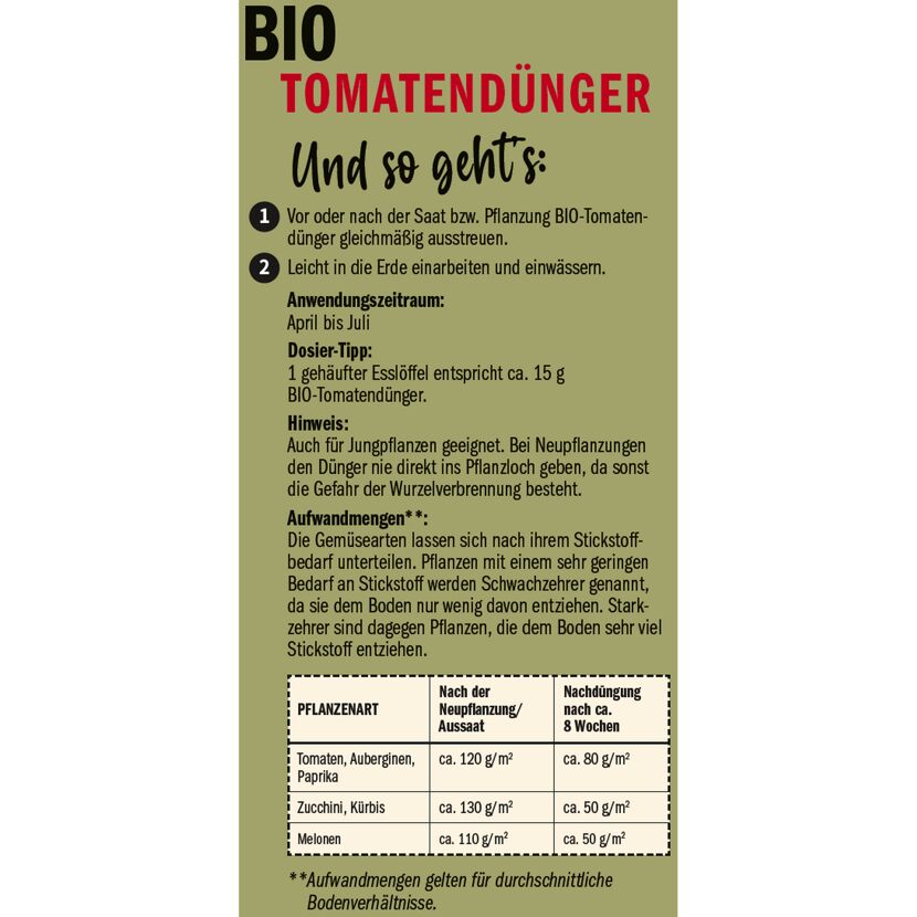Naturtalent by toom® Bio-Tomatendünger 1 kg