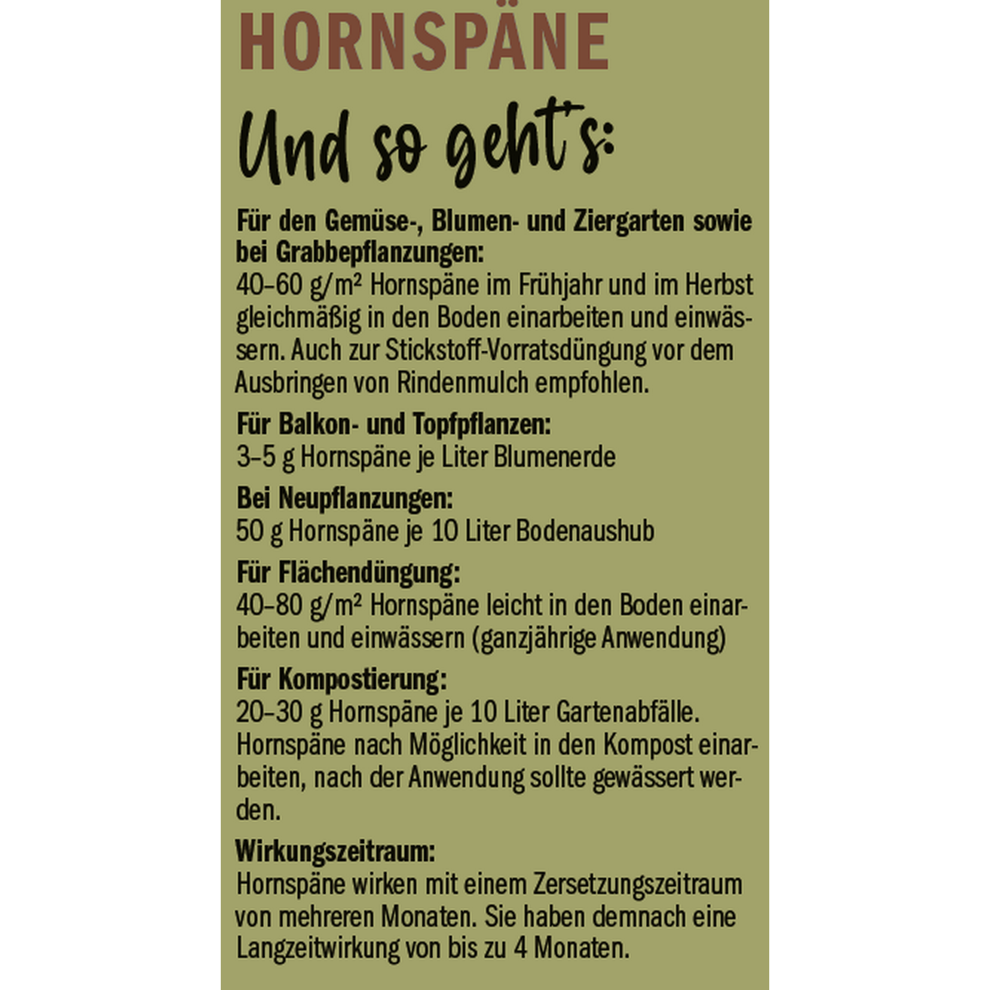 Naturtalent by toom® Bio-Hornspäne 1 kg