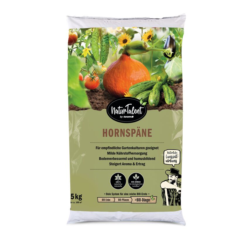 Naturtalent Hornspäne für Gartenkulturen