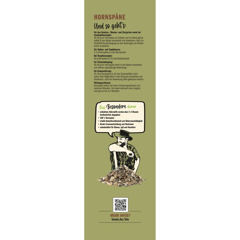 Naturtalent by toom® Bio-Hornspäne 5 kg