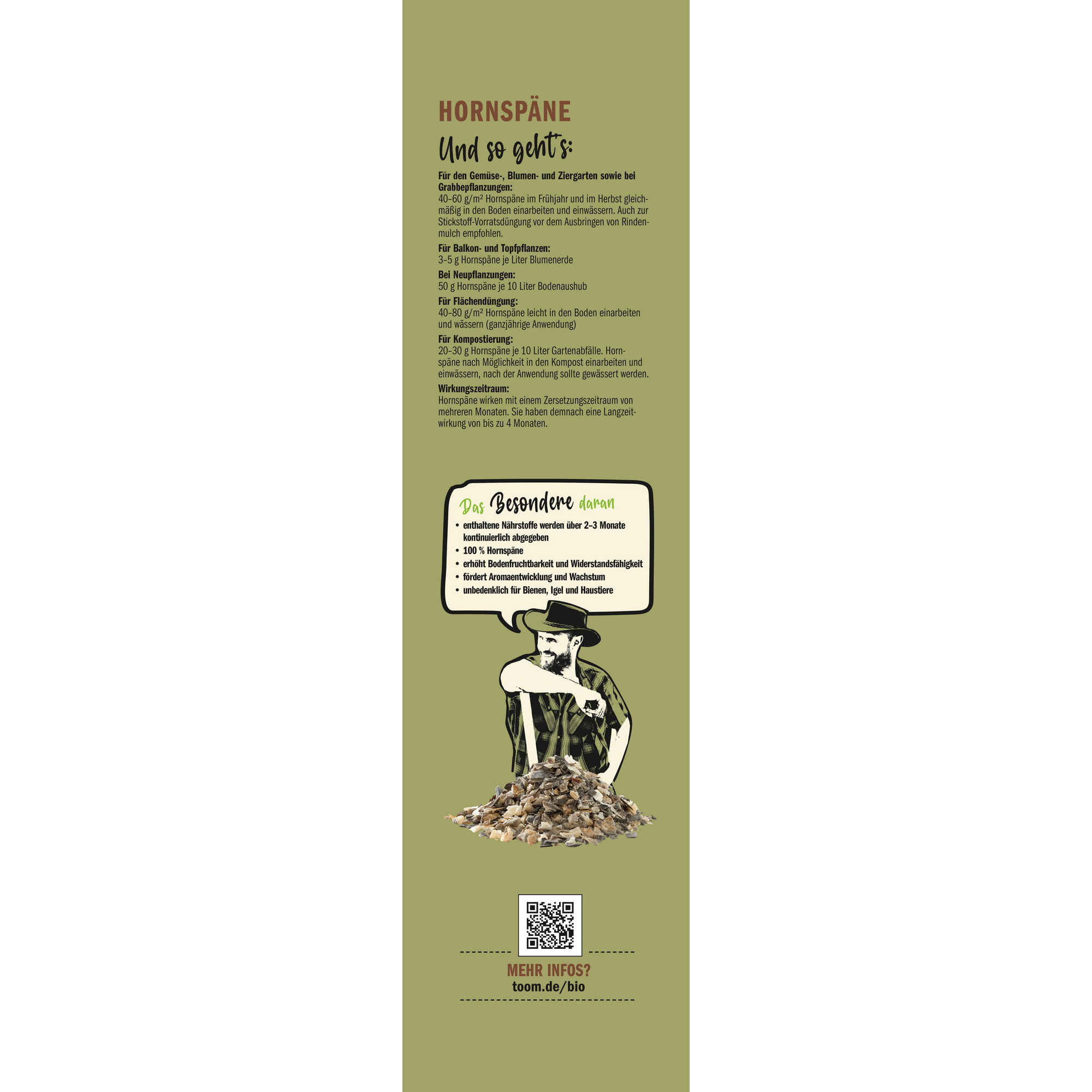 Naturtalent by toom® Bio-Hornspäne 10 kg