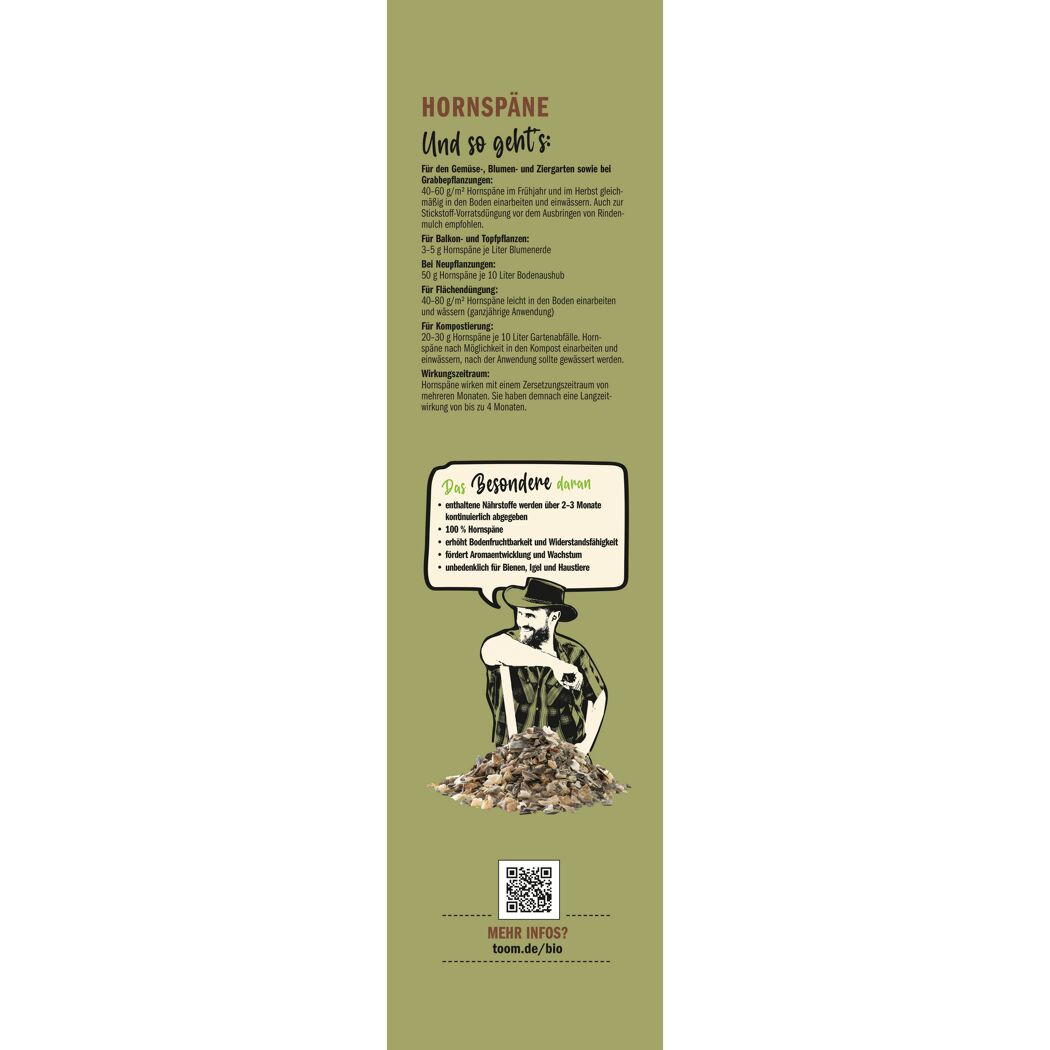 Naturtalent by toom® Bio-Hornspäne 10 kg