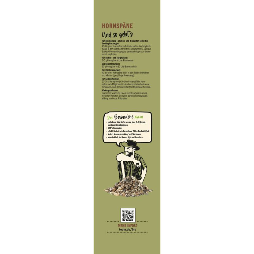 Naturtalent by toom® Bio-Hornspäne 10 kg
