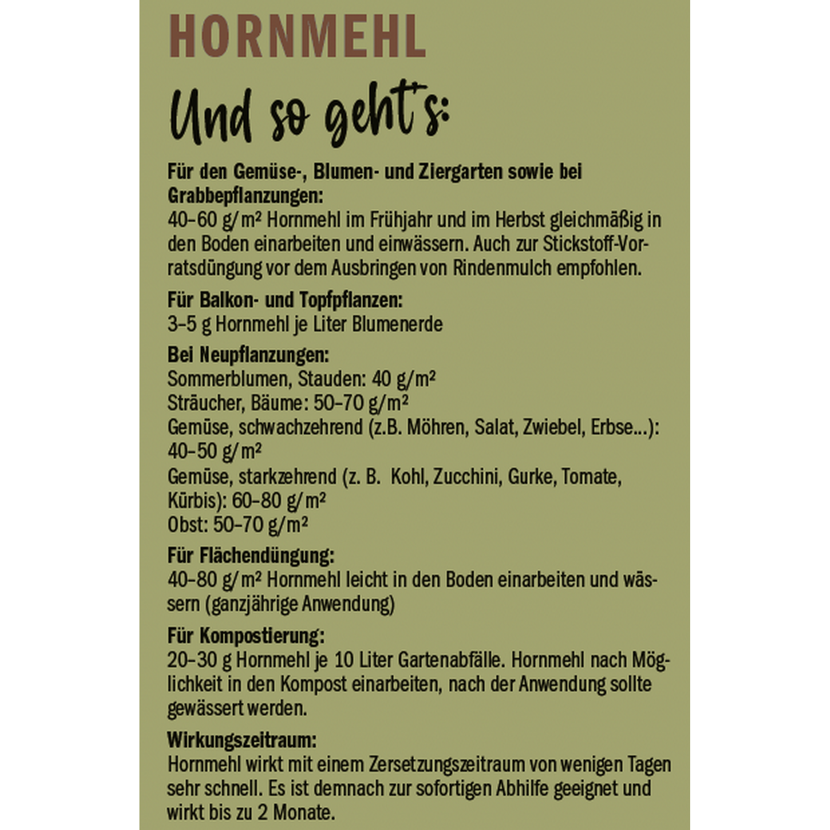 Naturtalent by toom® Bio-Hornmehl 2,5 kg