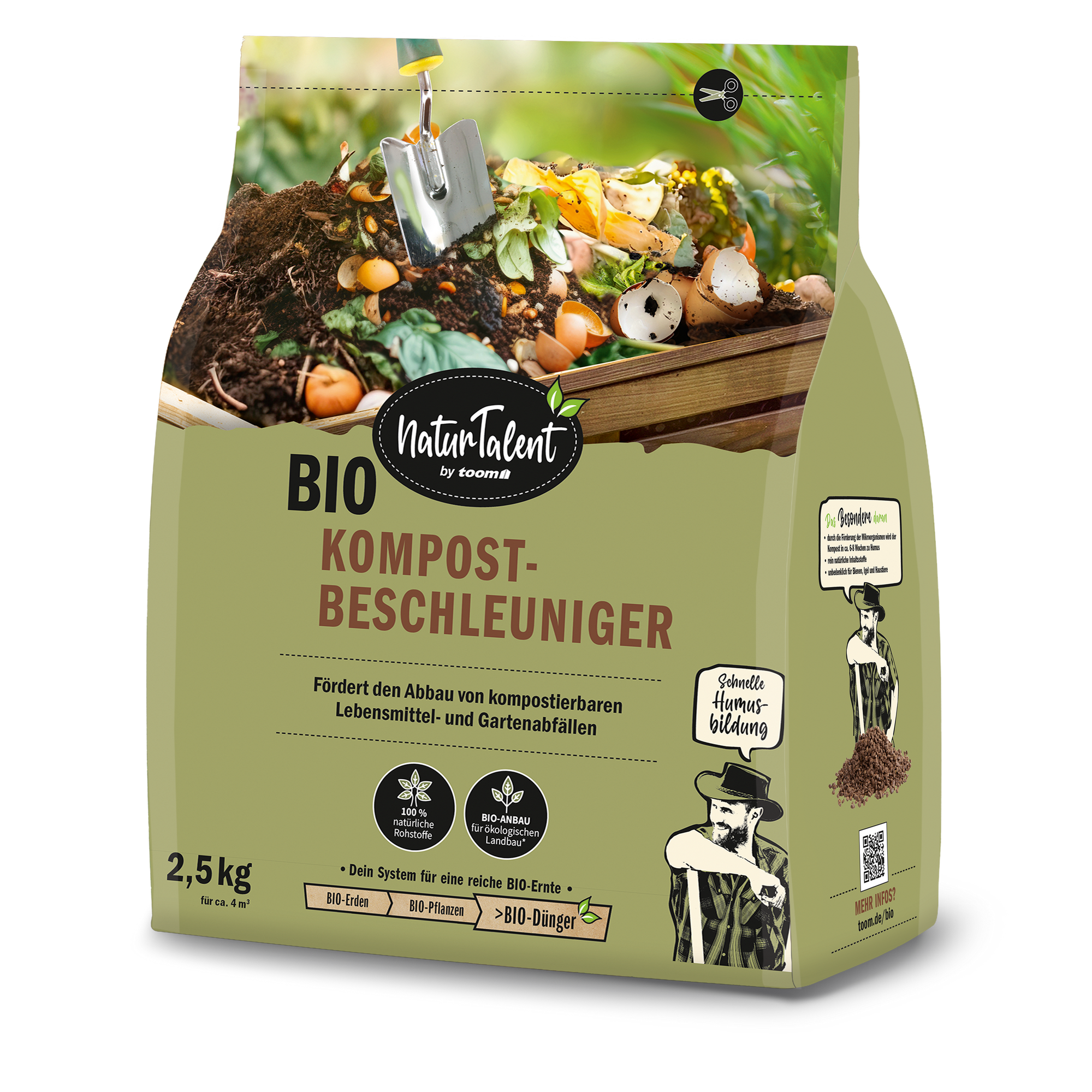 Naturtalent by toom® Bio-Kompostbeschleuniger 2,5 kg