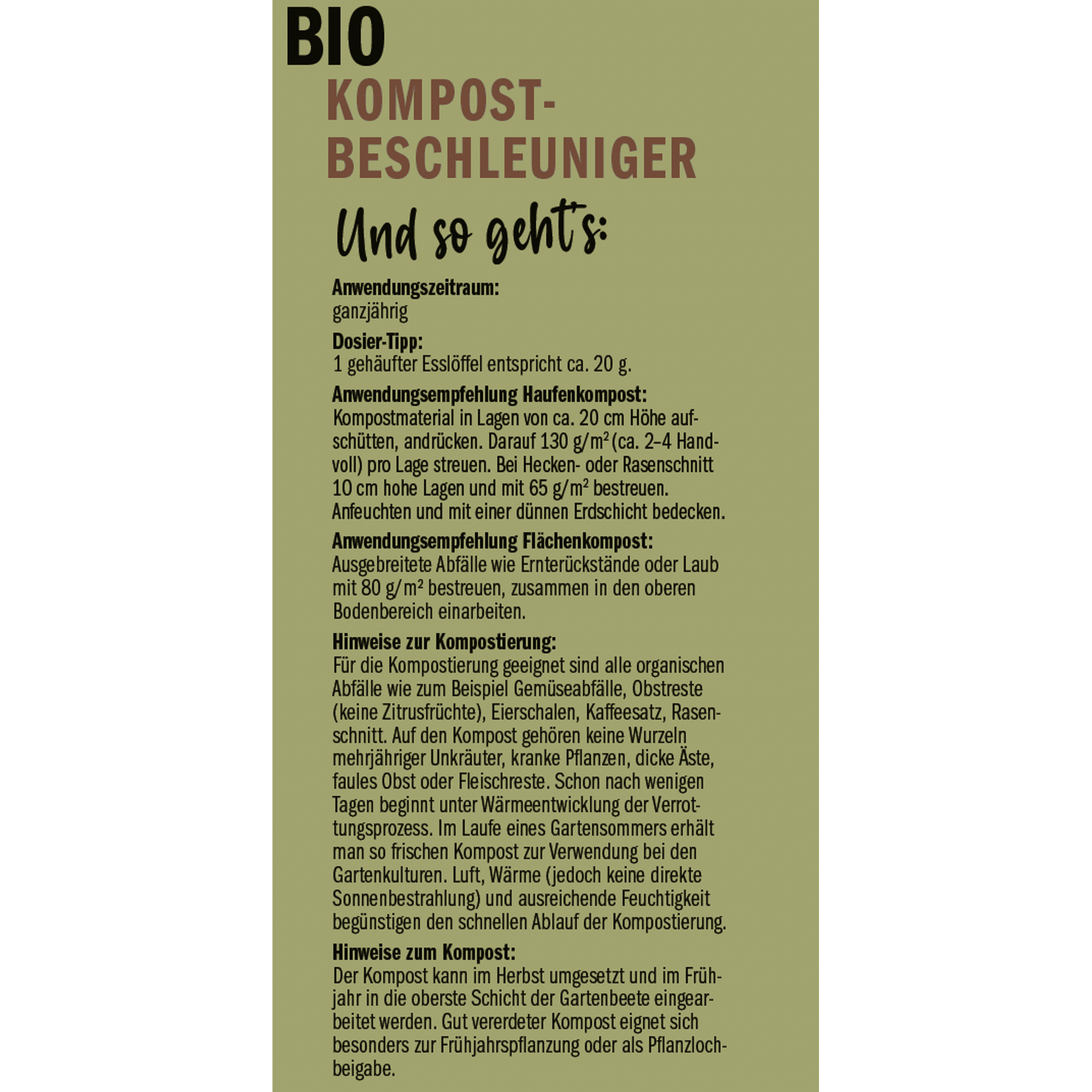 Naturtalent by toom® Bio-Kompostbeschleuniger 2,5 kg