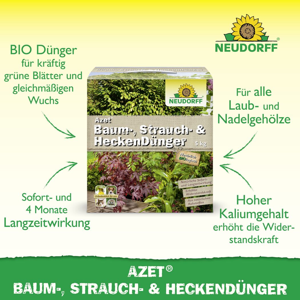 Baum-, Strauch- und Heckendünger 'Azet' 5 kg