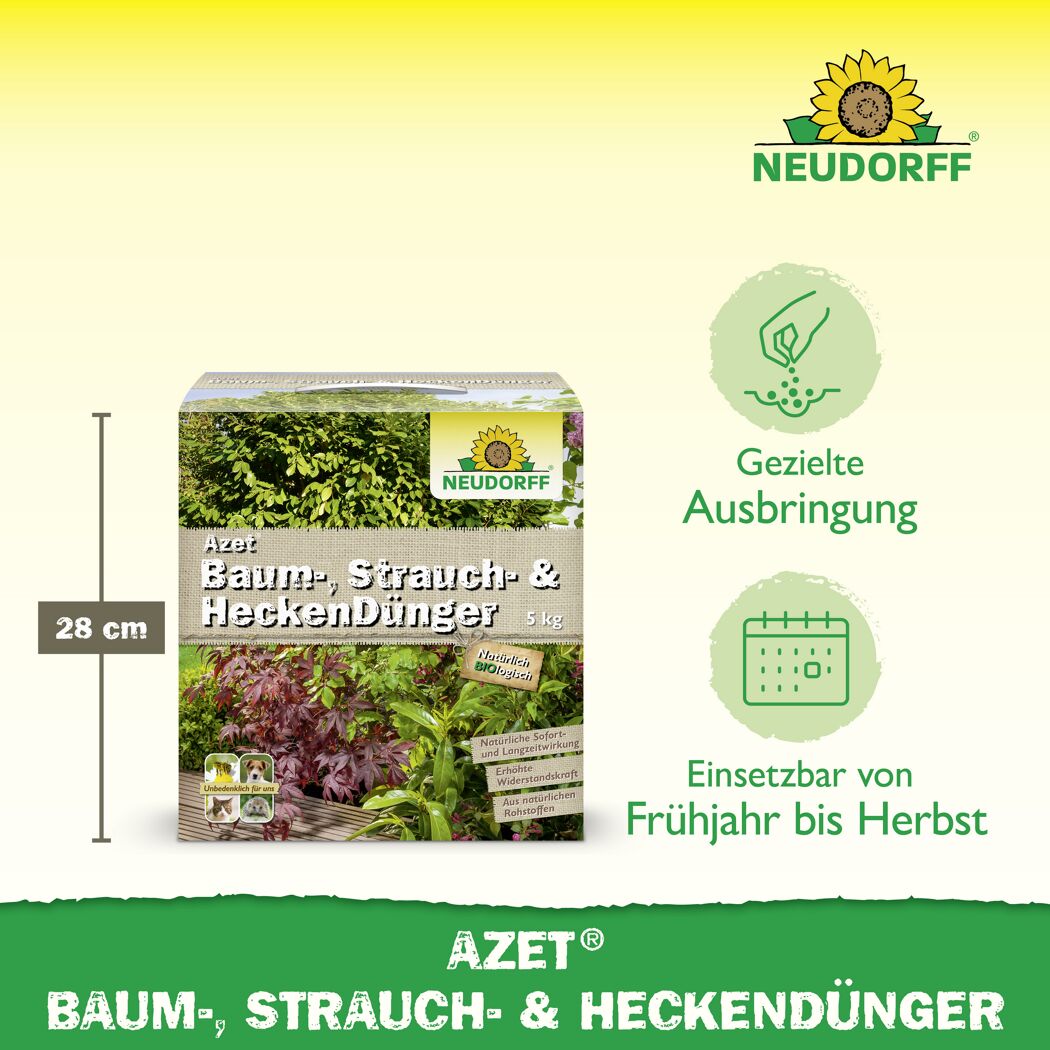 Baum-, Strauch- und Heckendünger 'Azet' 5 kg