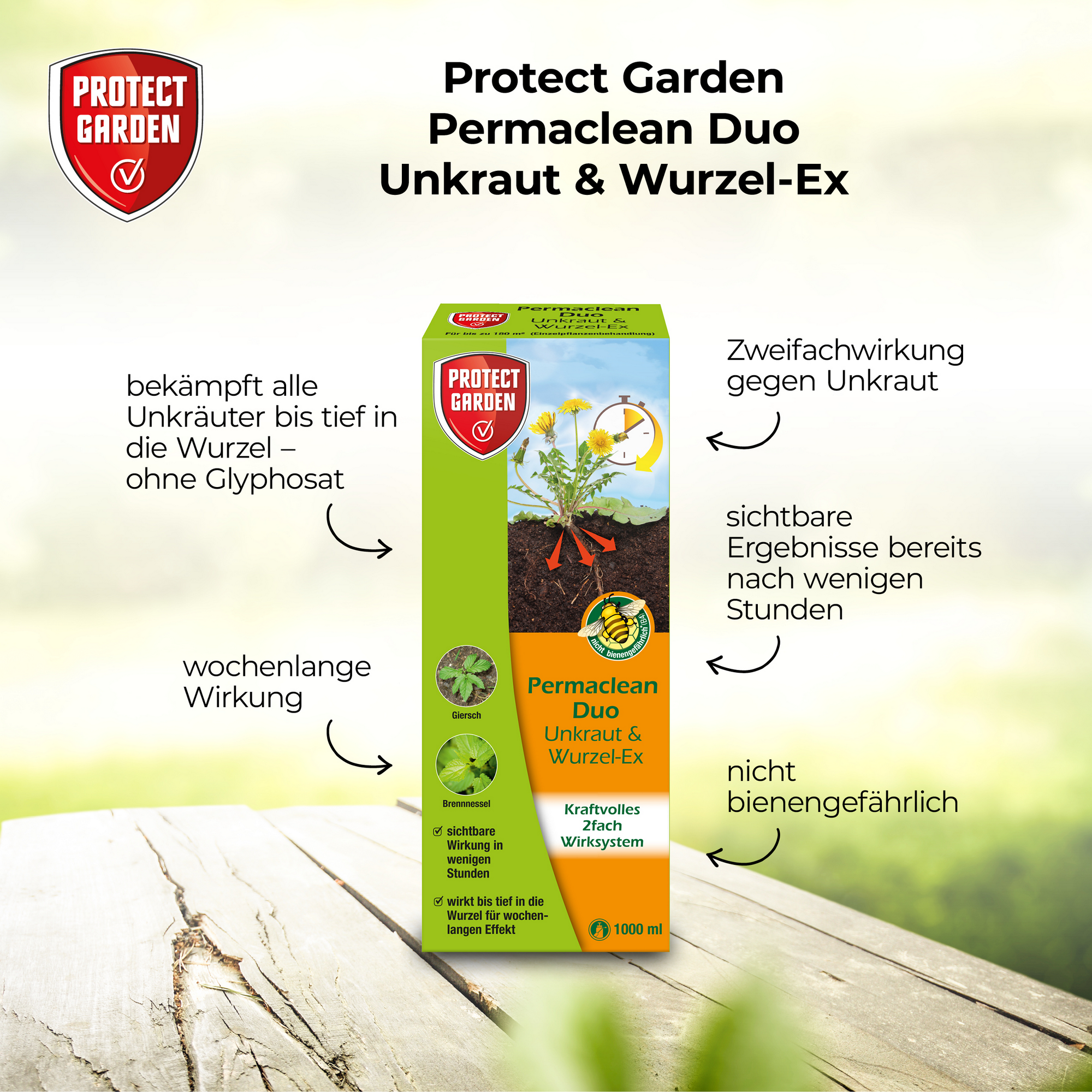 Unkraut- und Wurzel-Ex 'Permaclean Duo' 500 ml + product picture