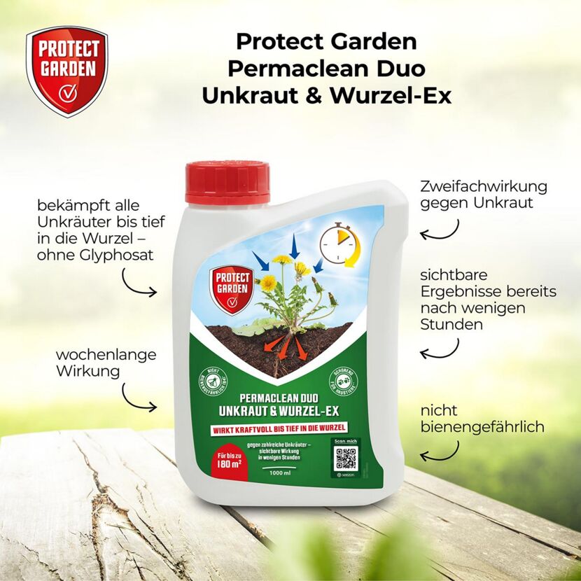 Unkraut- & Wurzel-Ex 'Permaclean Duo 1 l