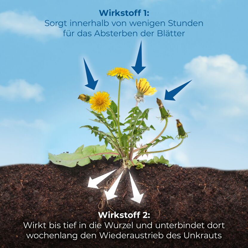 Unkraut- & Wurzel-Ex 'Permaclean Duo 1 l
