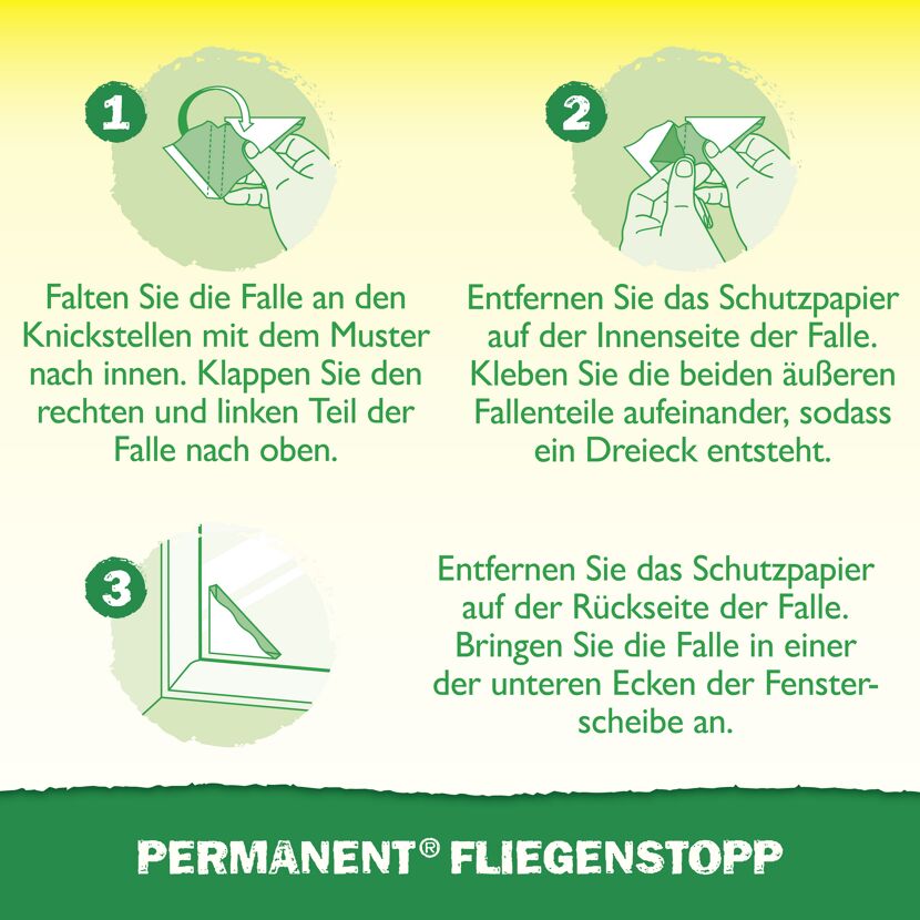 Permanent Fliegenstopp 2 Stück