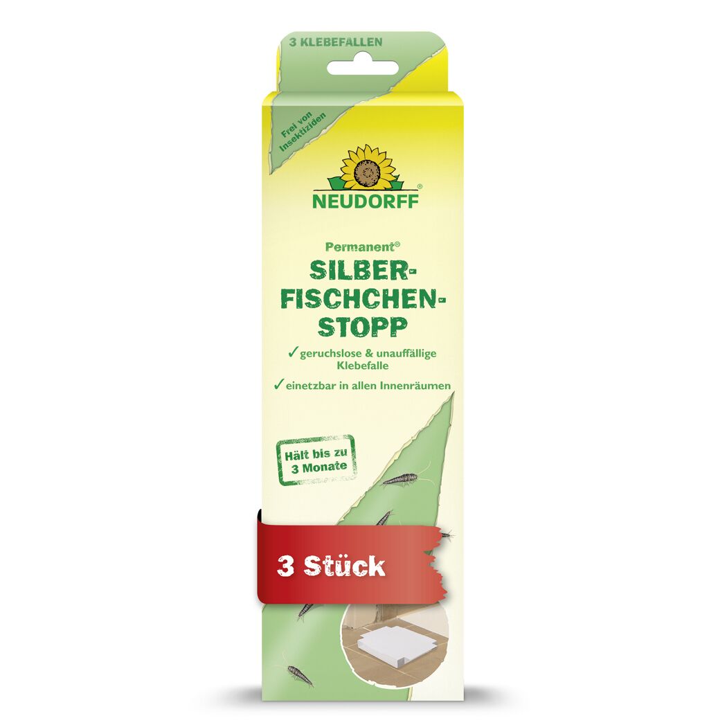 Permanent Silberfischchenstopp 3 Stück