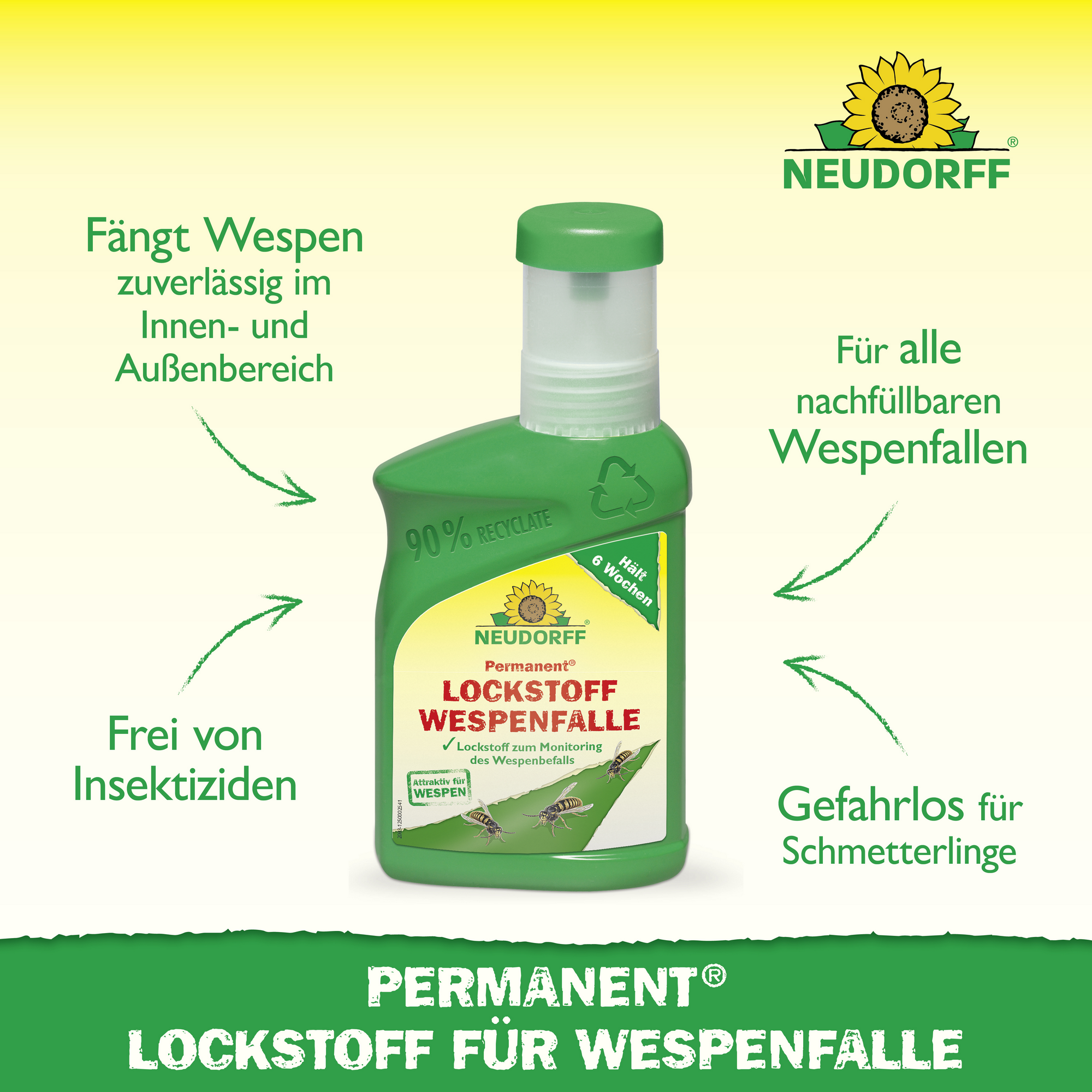 Permanent Lockstoff Wespenfalle 250 ml