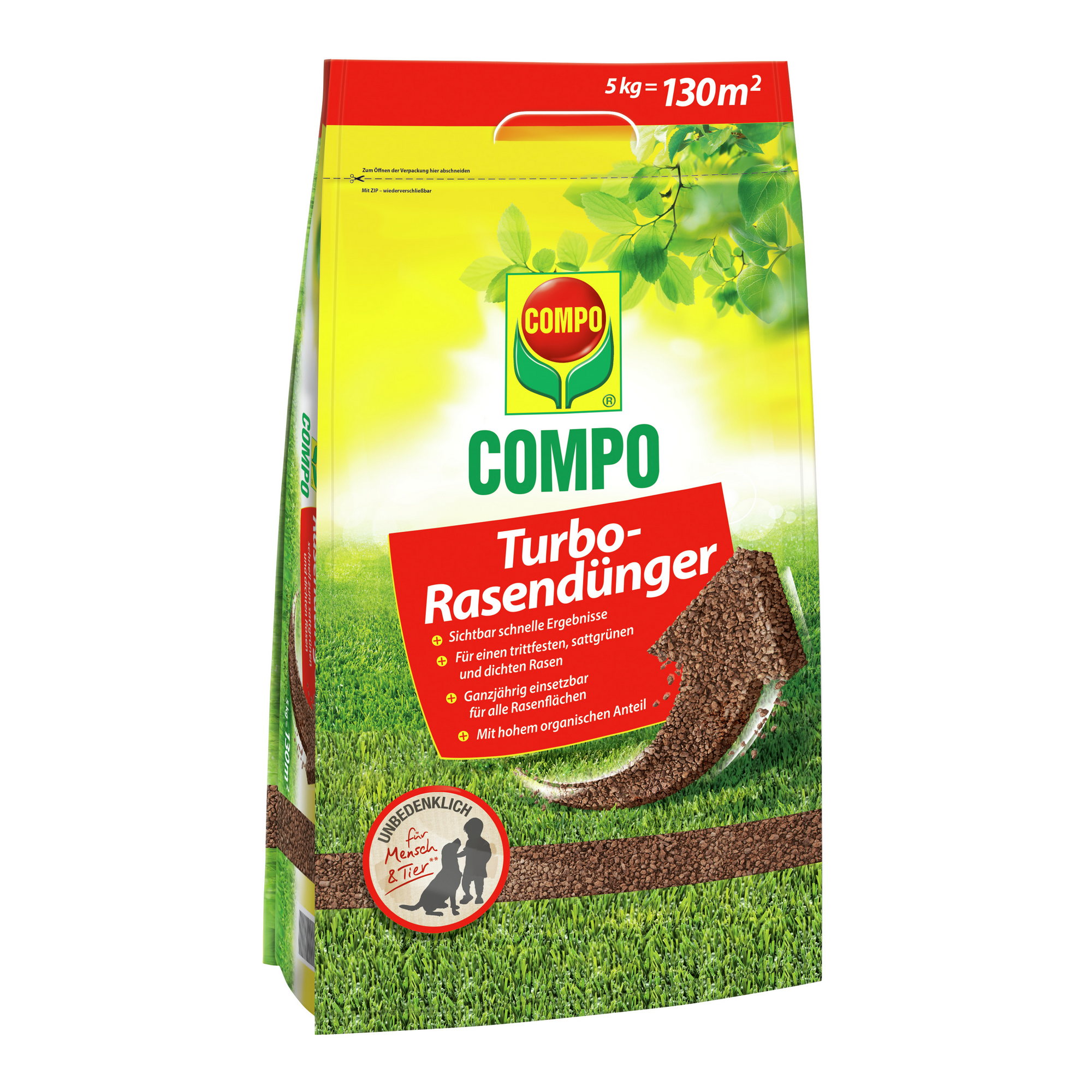 Turbo-Rasendünger 5 kg für 130 m²