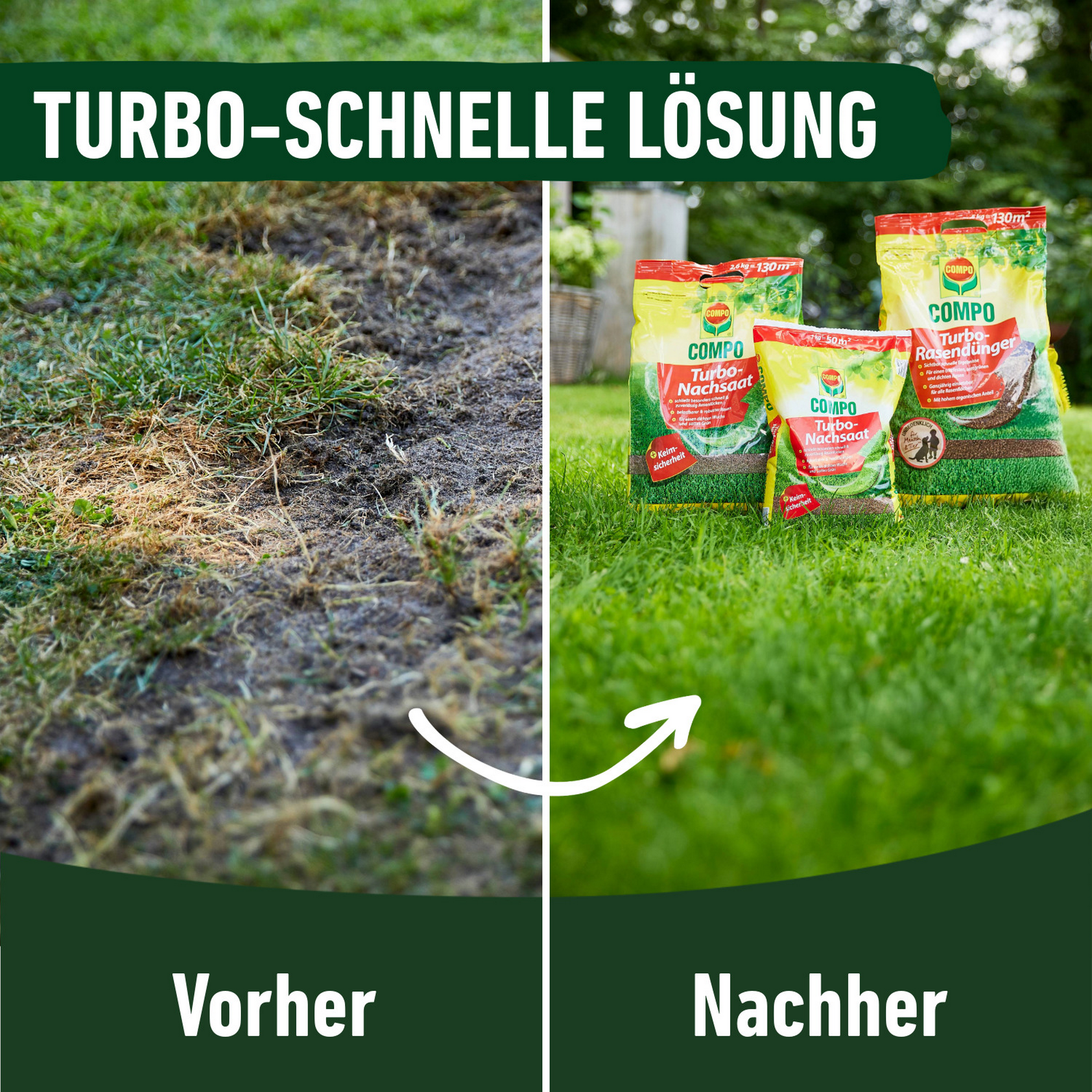 Turbo-Rasendünger 5 kg für 130 m²