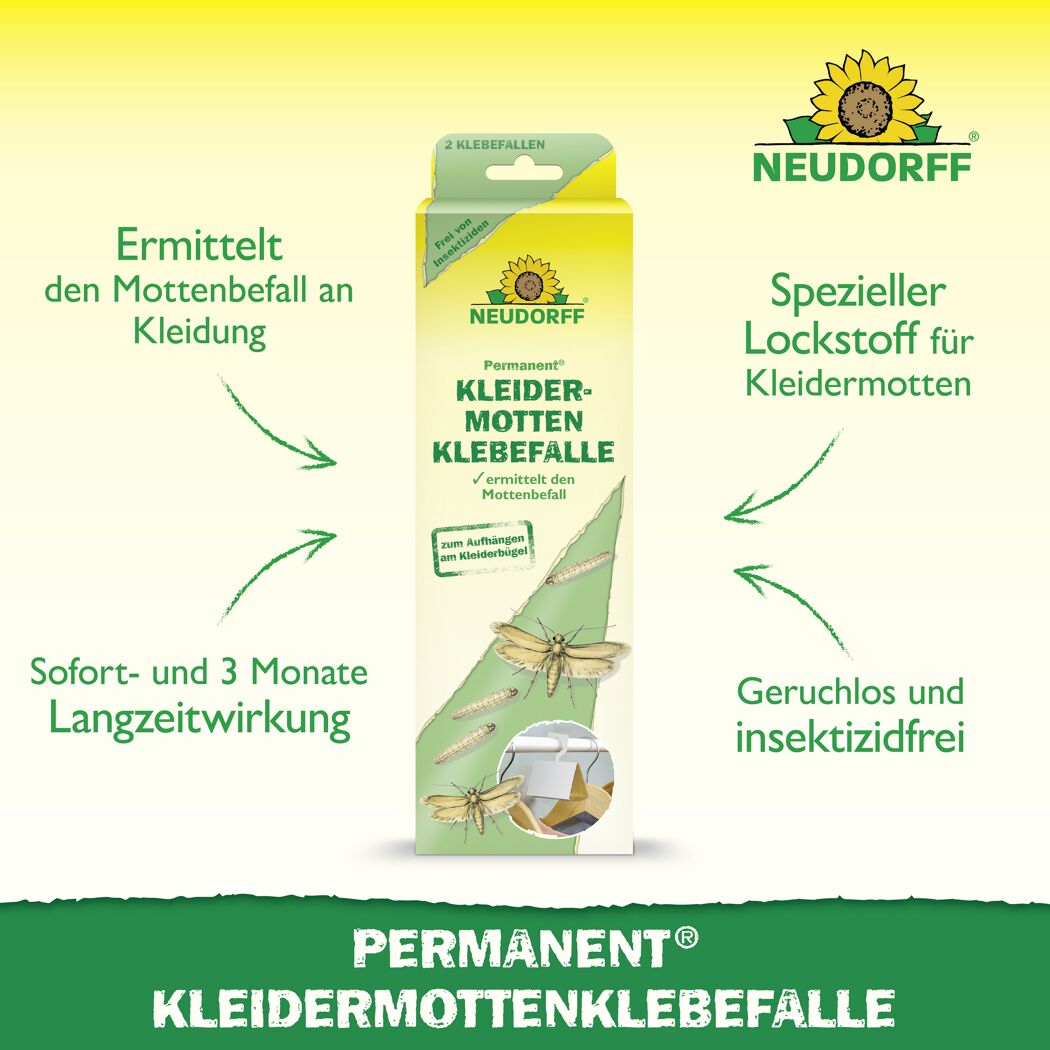Kleidermottenklebefalle 'Permanent'