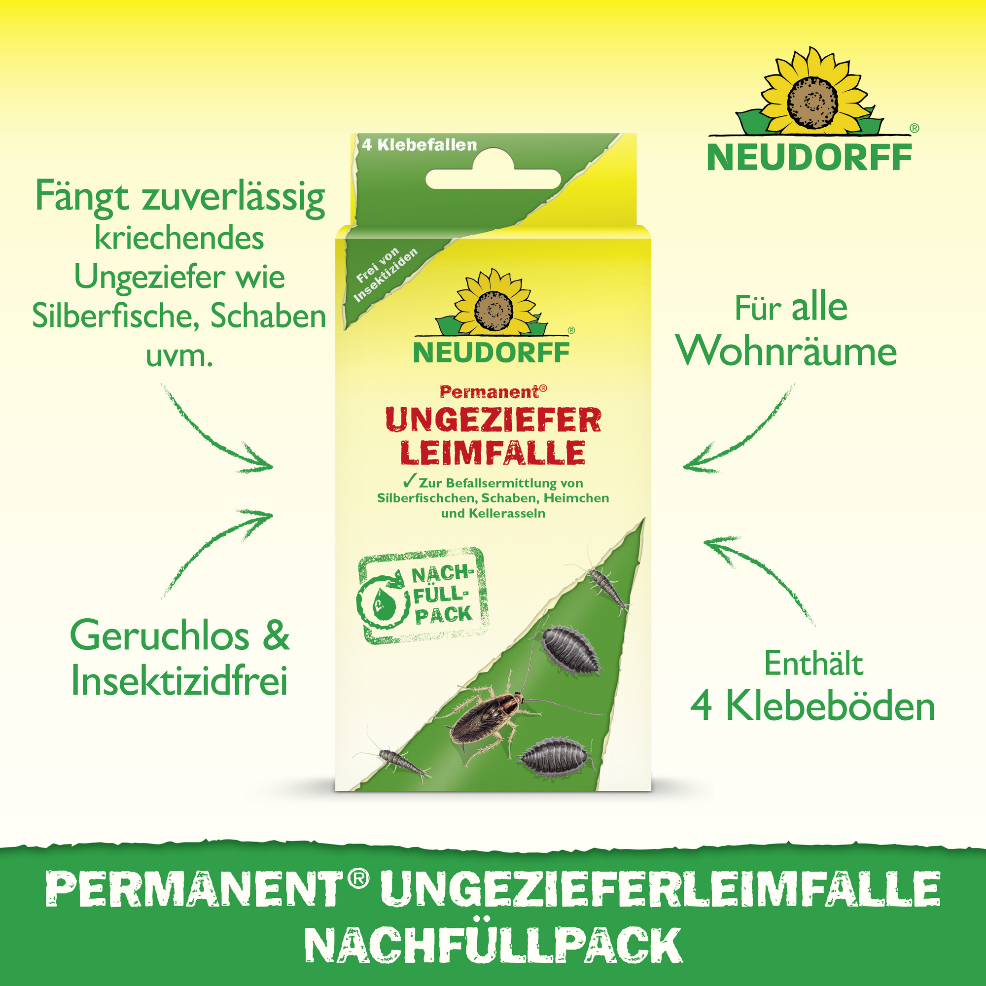 Leimfalle 'Permanent' Nachfüllpack