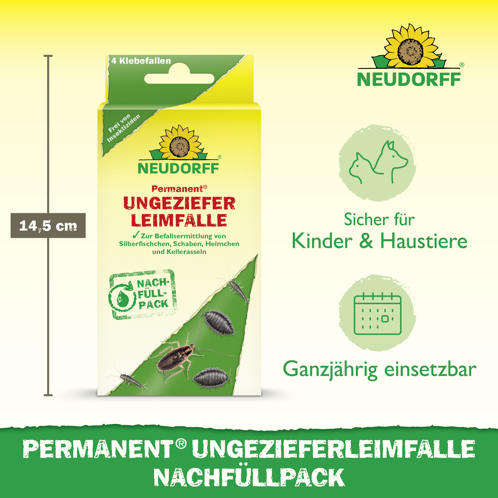 Leimfalle 'Permanent' Nachfüllpack