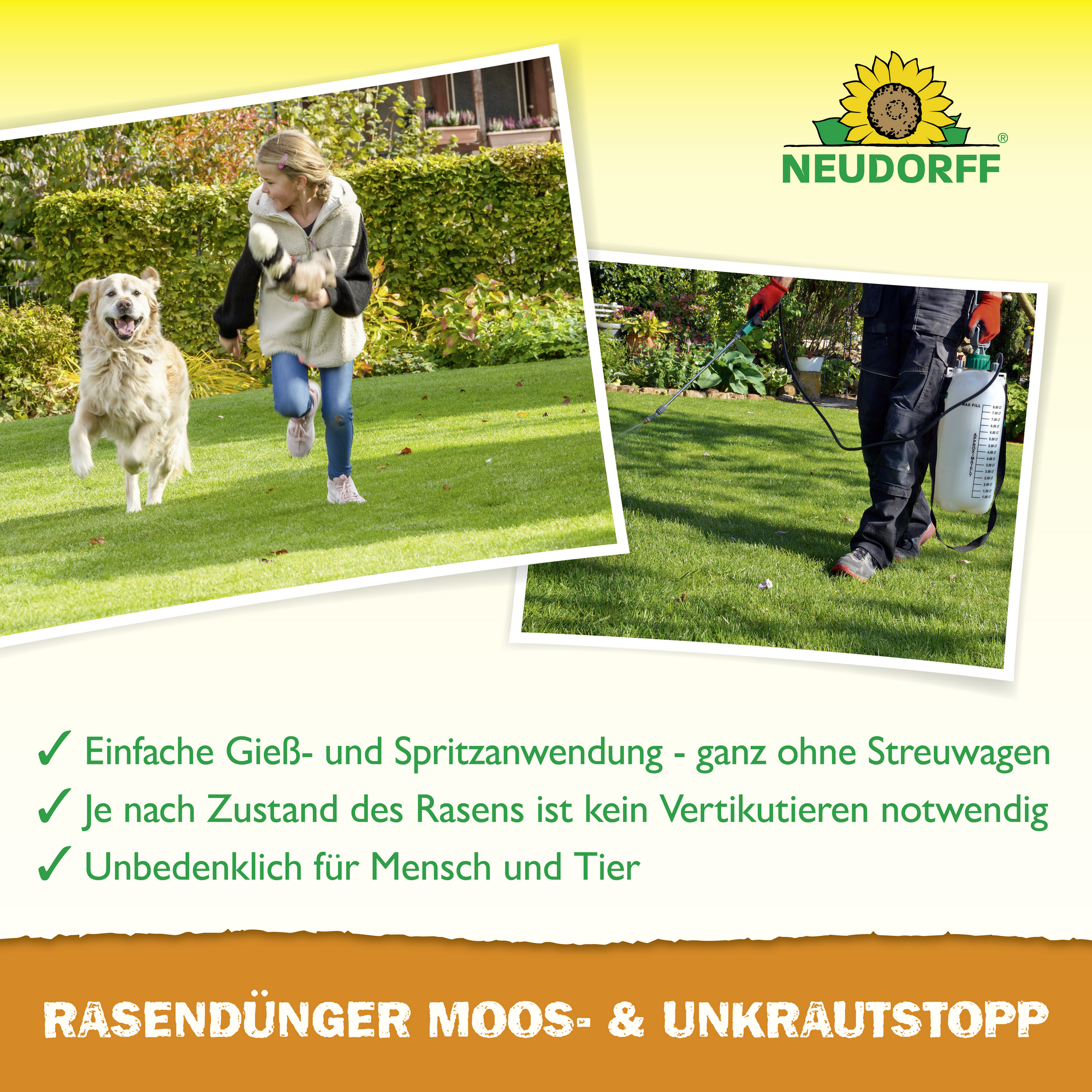RasenDünger Moos- & UnkrautStopp 1 l