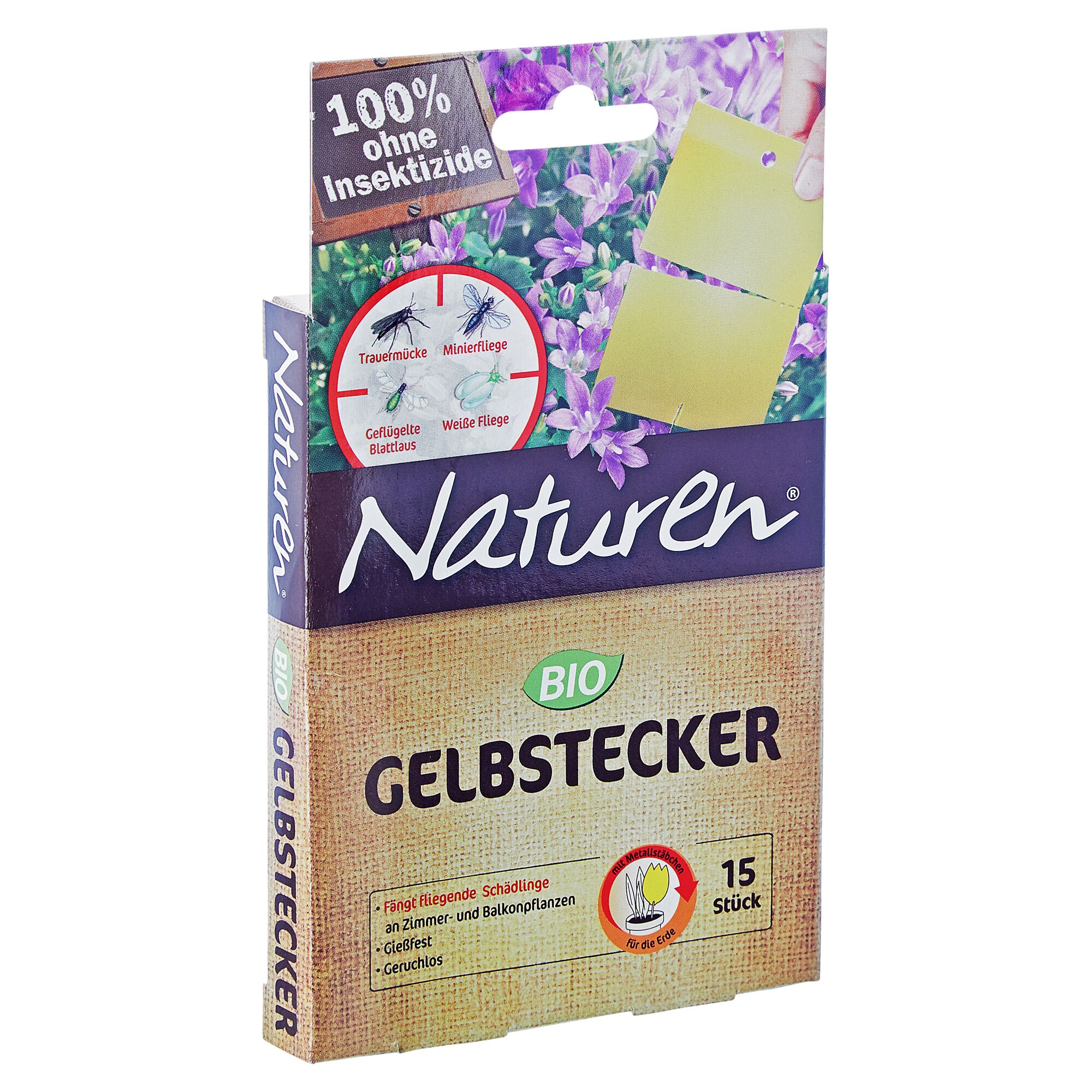 Naturen Bio Gelbstecker 15 Stück