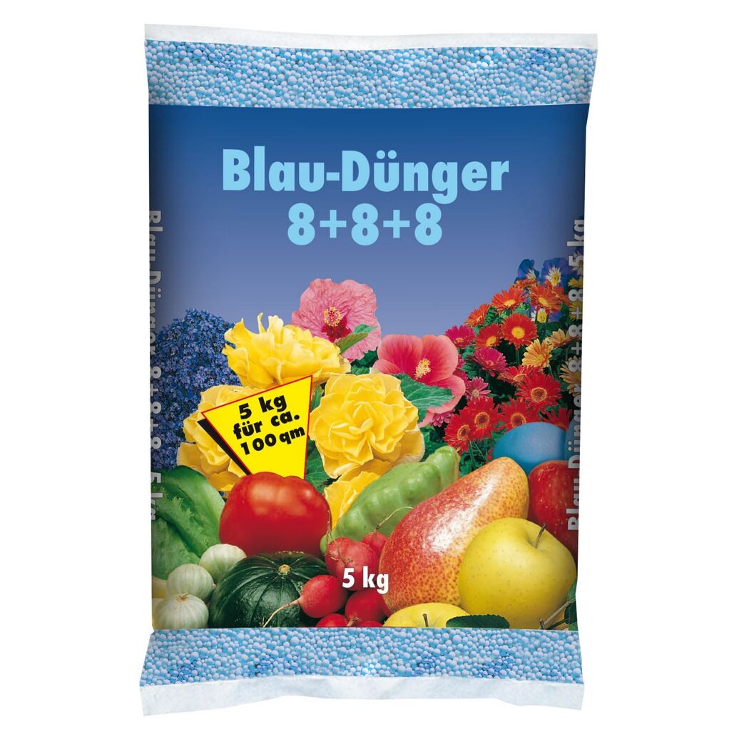 Blaudünger 8+8+8 5 kg für 100 qm