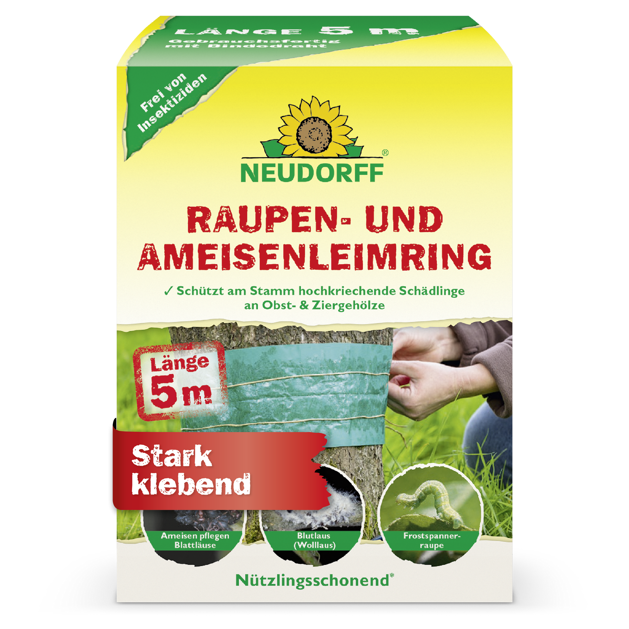 Leimring 5 m gegen Raupen und Ameisen