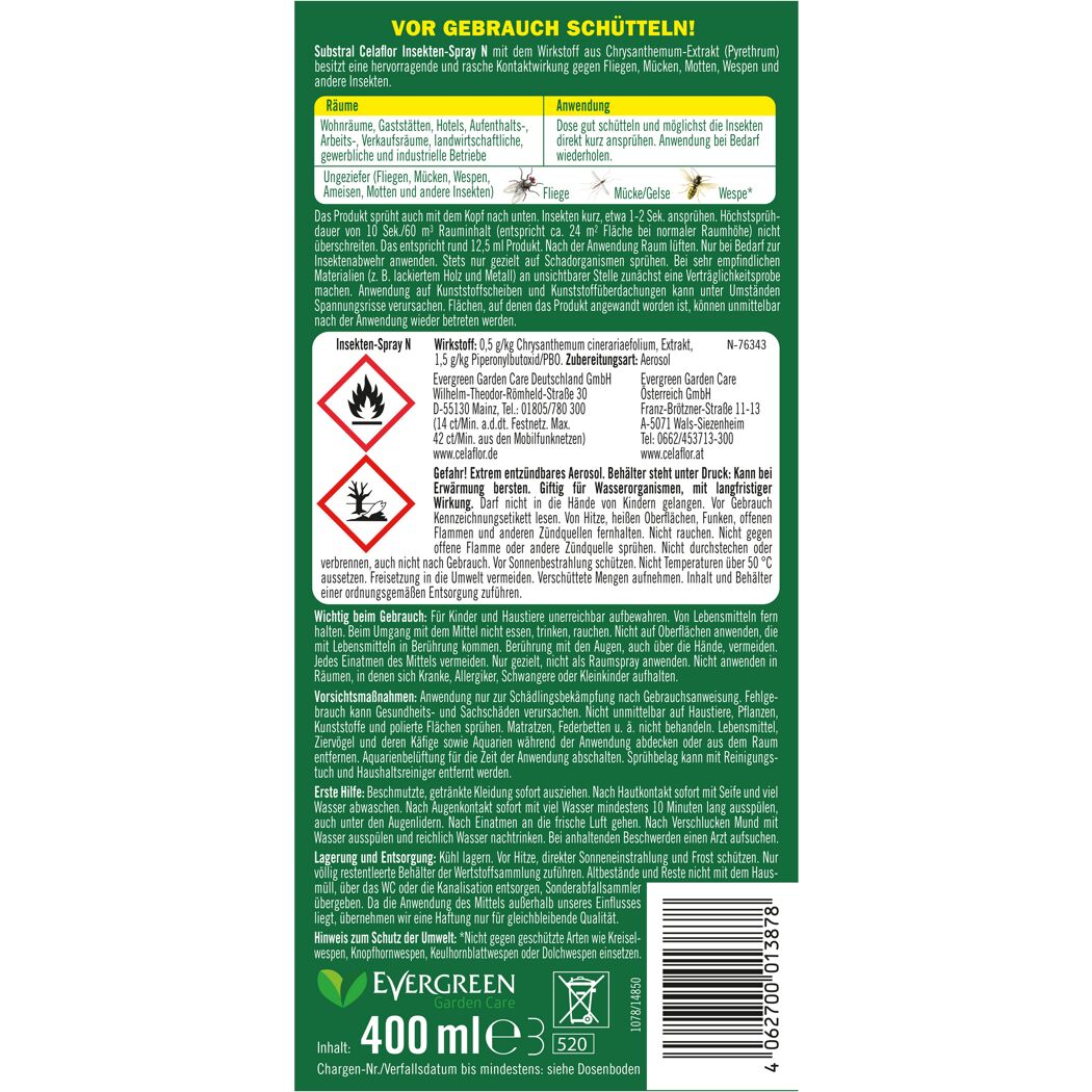 Substral Celaflor Insekten-Spray N 400ml