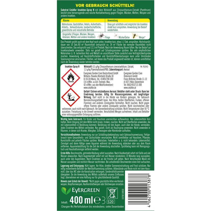 Substral Celaflor Insekten-Spray N 400ml