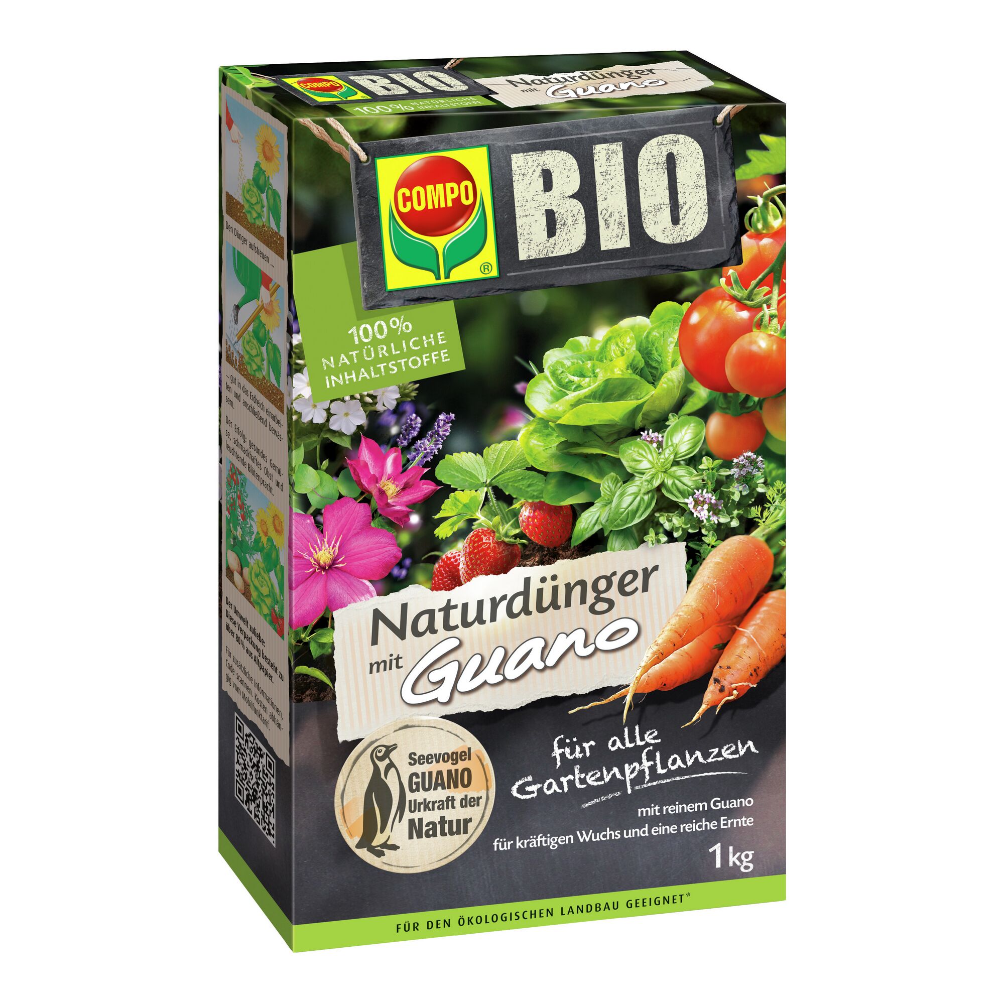 COMPO BIO Naturdünger mit Guano 1 kg