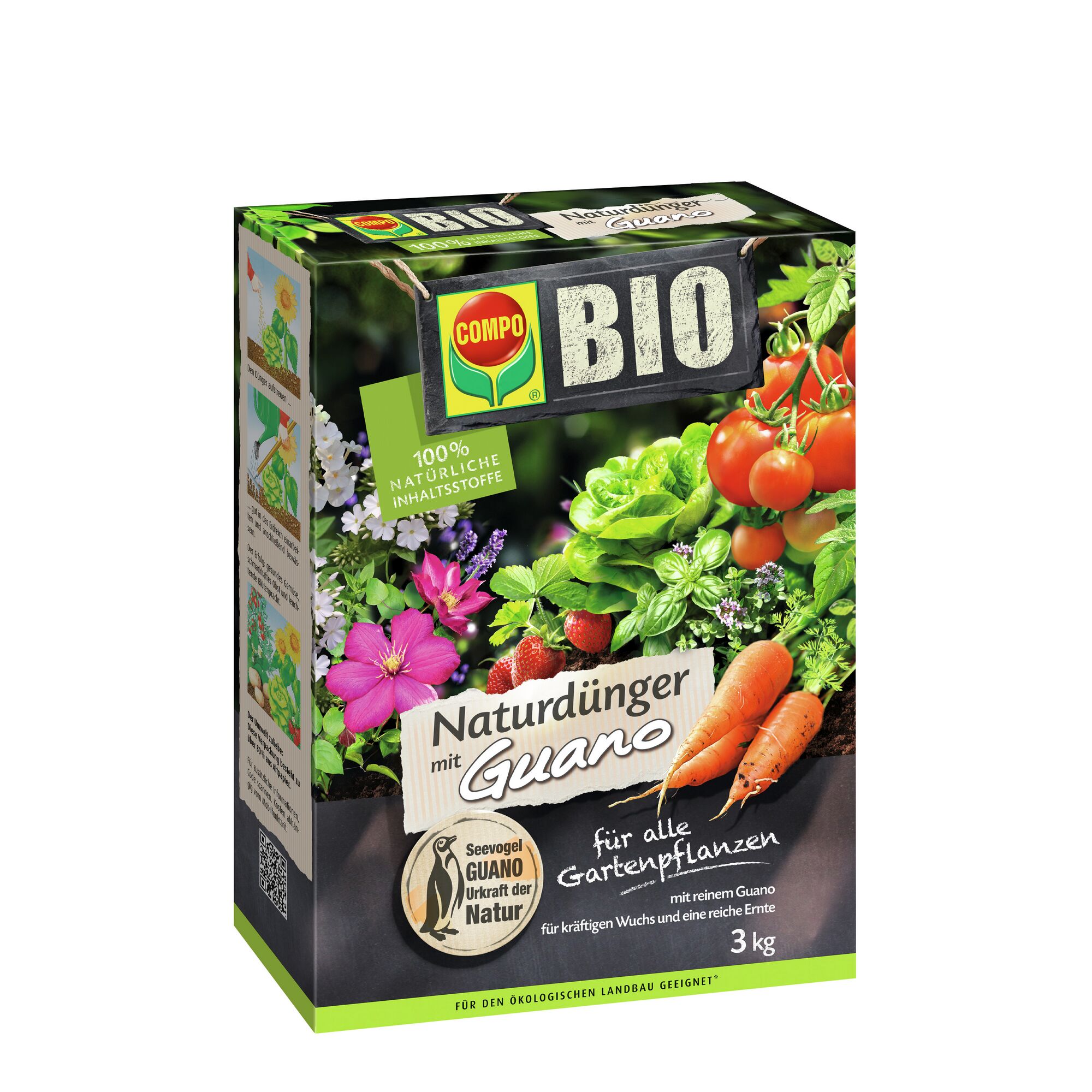 COMPO BIO Naturdünger mit Guano 3 kg