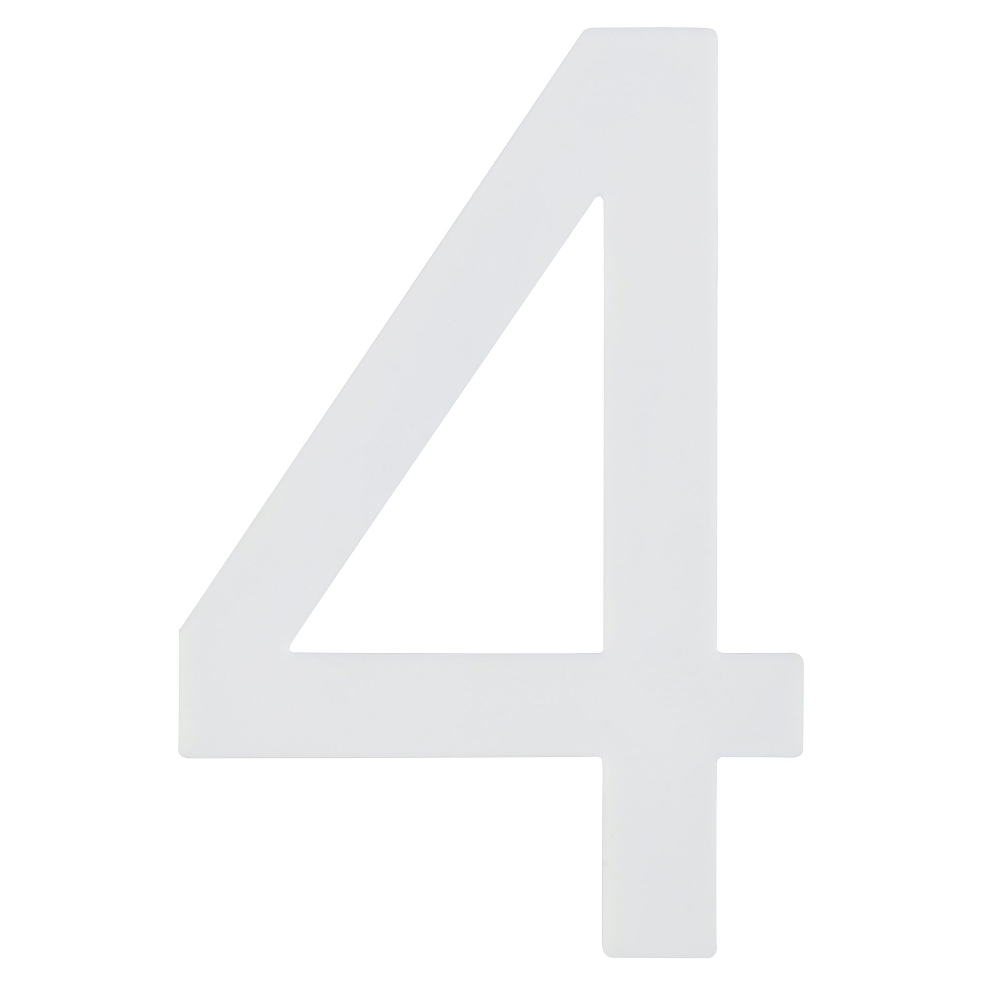 Selbstleuchtende Hausnummer 4