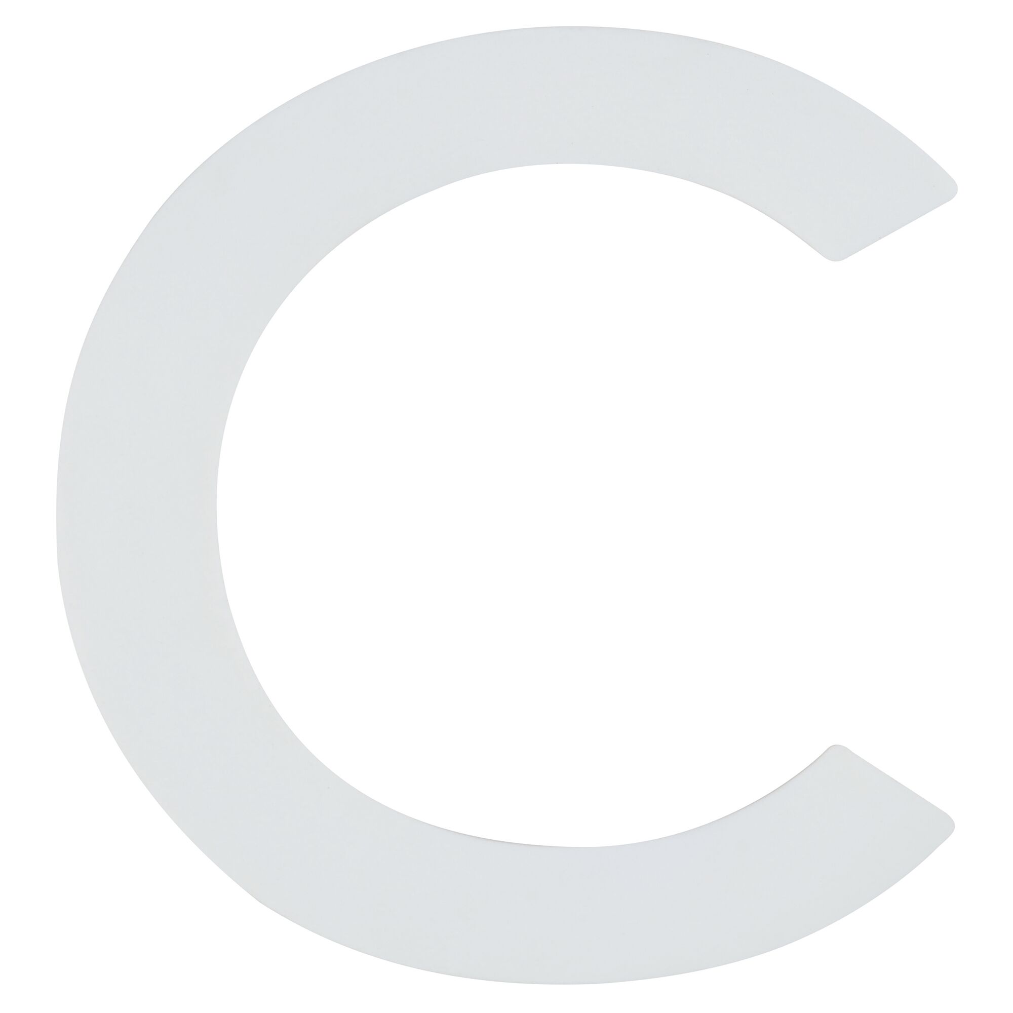 Selbstleuchtende Hausnummer C, weiß