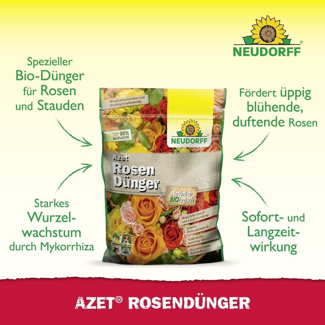 Rosendünger 'Azet' 1,75 kg