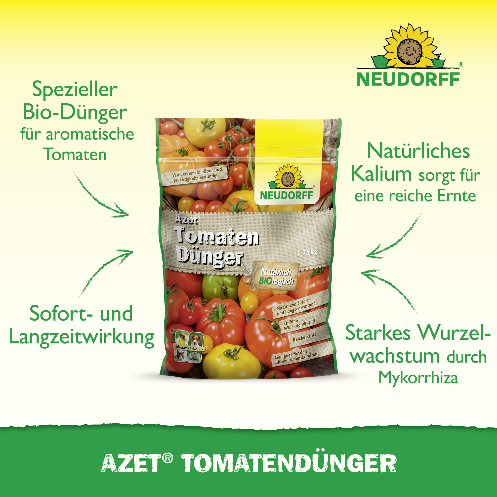 Tomatendünger "Azet" 1,75 kg