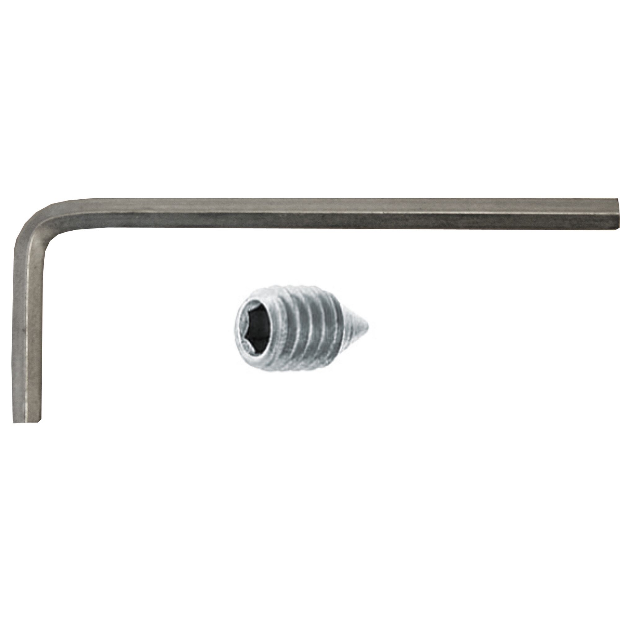 Inbusschlüssel und Schraube