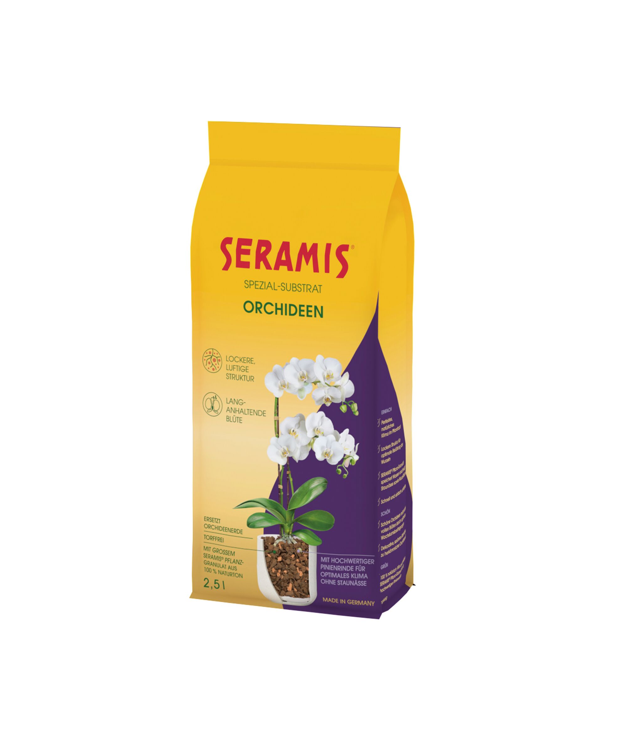 Seramis Spezial-Substrat für Orchideen, 2,5l