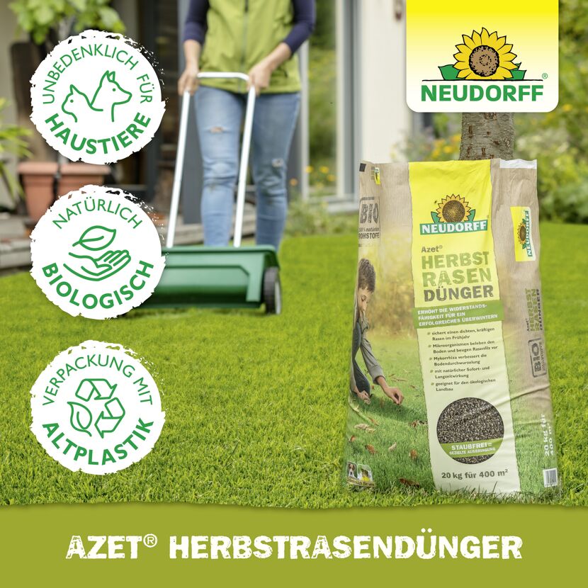 Herbst-Rasendünger 'Azet' 20 kg