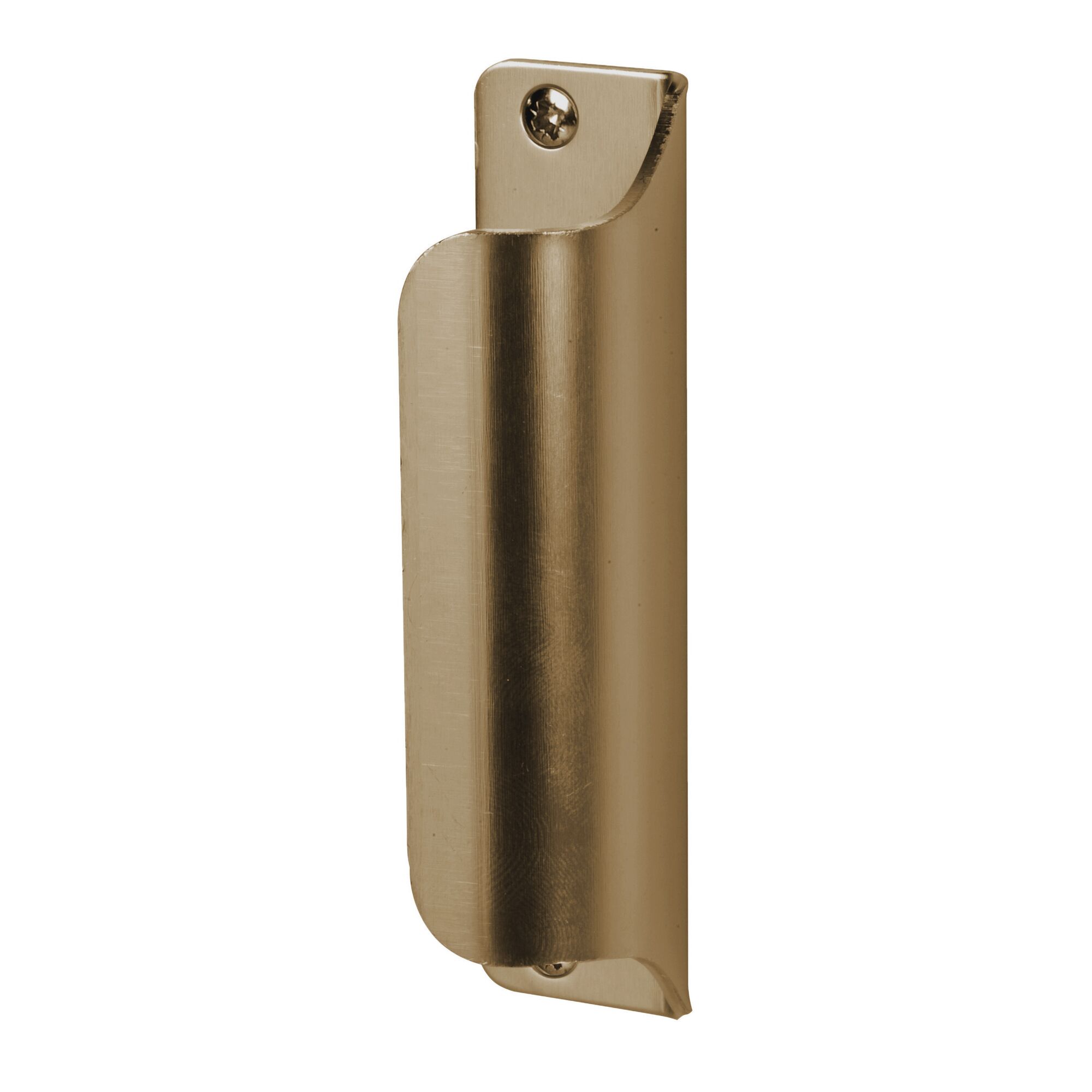 Goldener Balkontürgriff aus Aluminium.