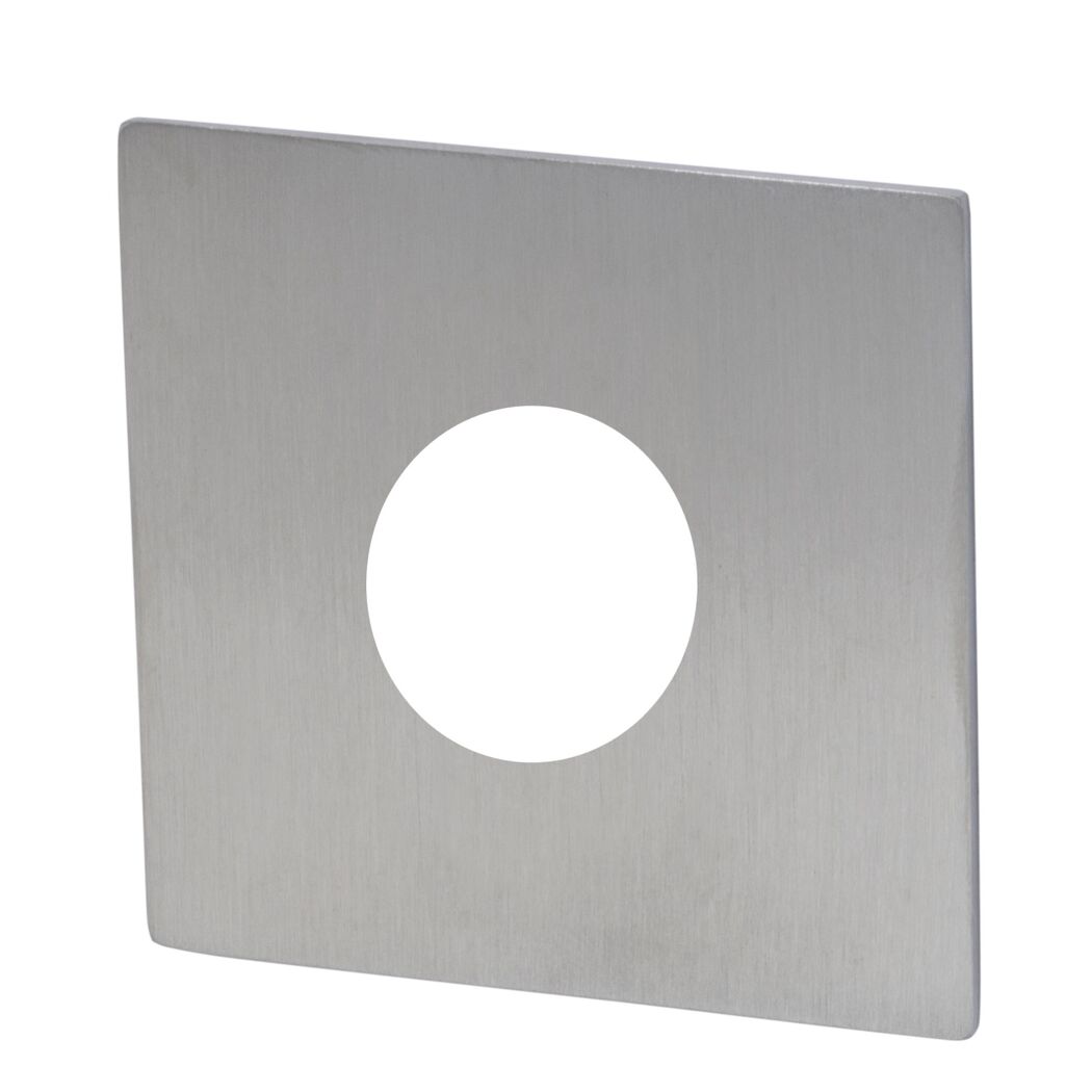 Eckige Drückerrosette Plano 52 x 52 mm