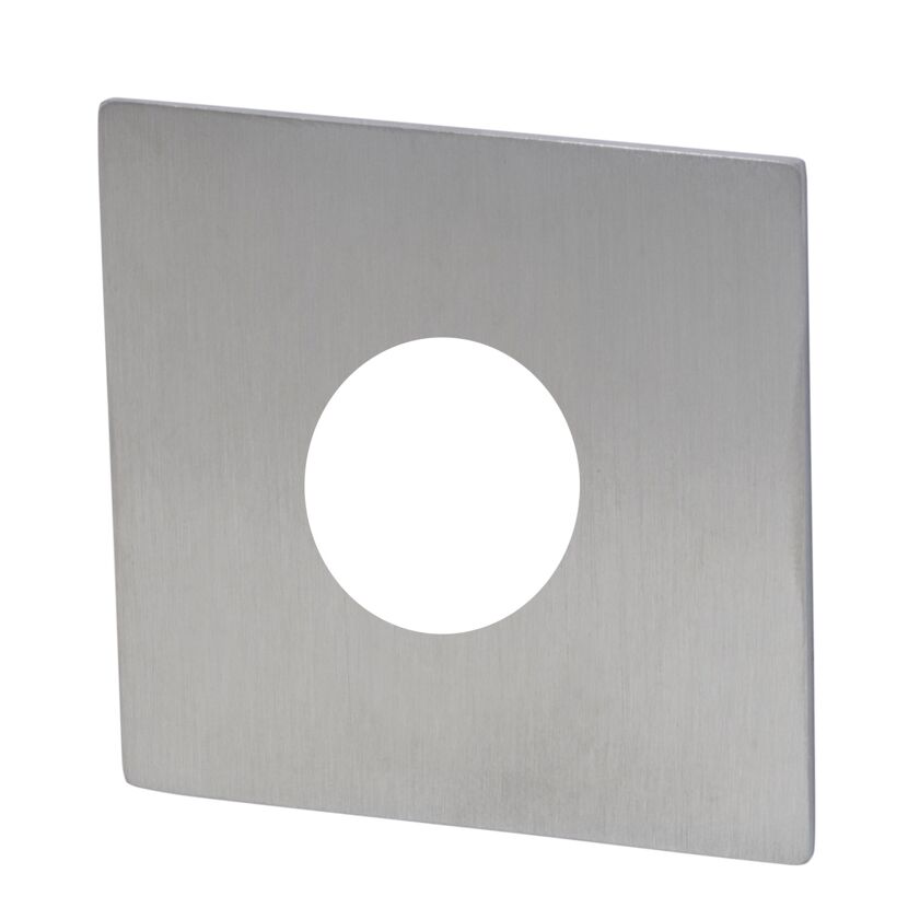 Eckige Drückerrosette Plano 52 x 52 mm
