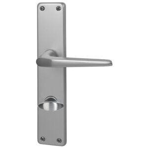 Langschildgarnitur 'Tanja' PZ, Aluminium F1 eloxiert, für Bad/WC