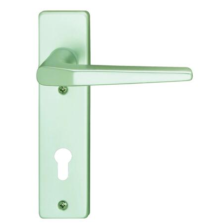2. Bild von Kurzschildgarnitur 'Florence' PZ Aluminium F1 eloxiert