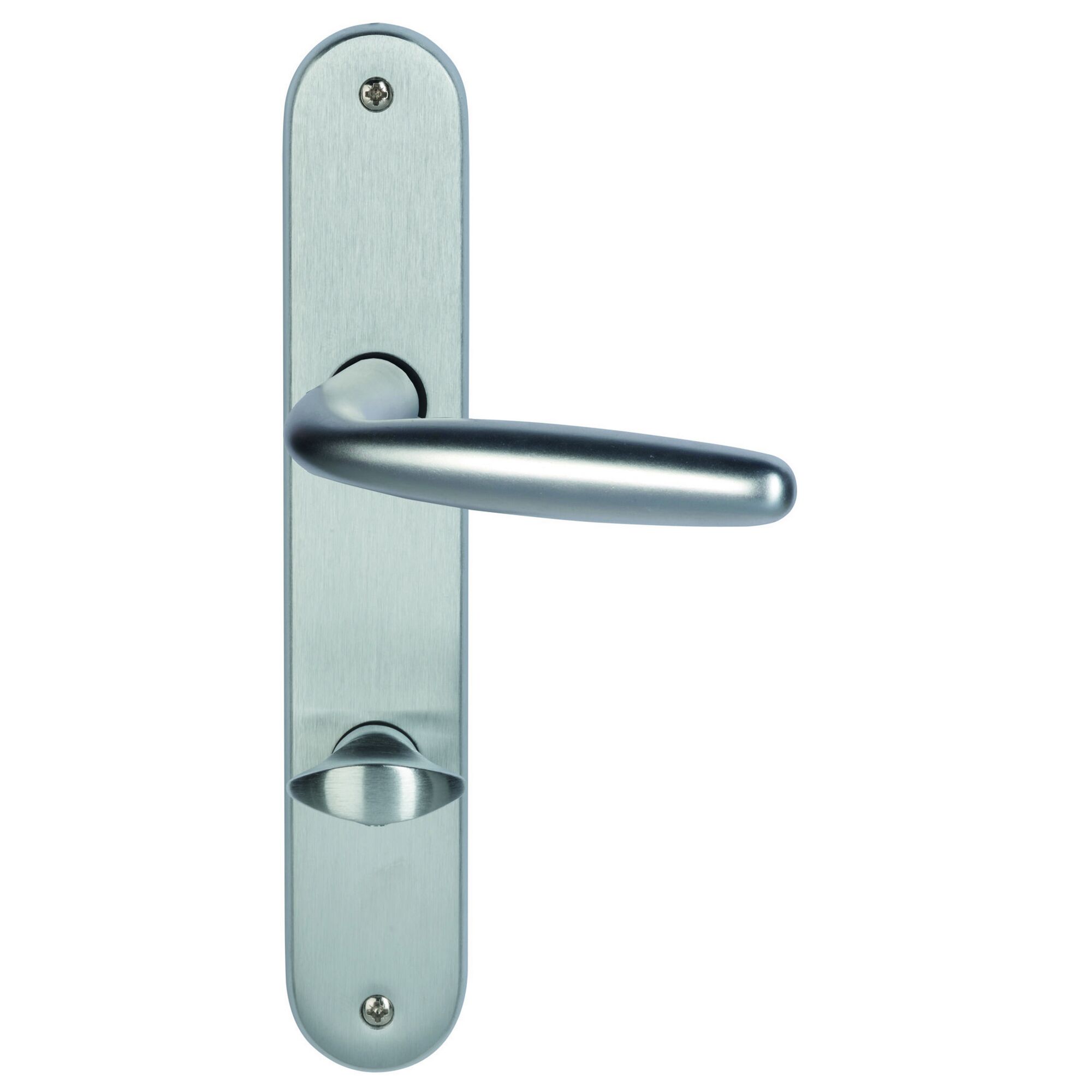 Türgriff Langschild Ray II Alu WC 78 mm